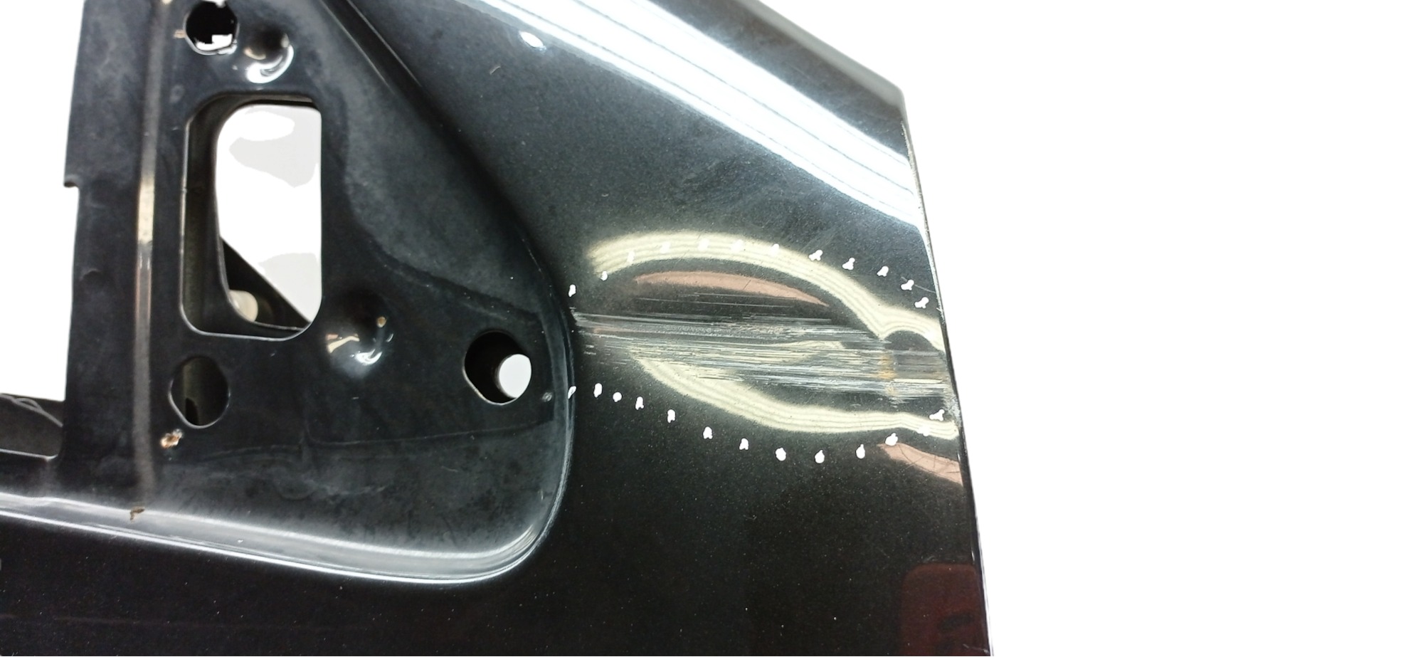 Porta Dianteira Direita Renault Clio 2002-2003 P/ Recuperar Dianteira Direito Preto 3