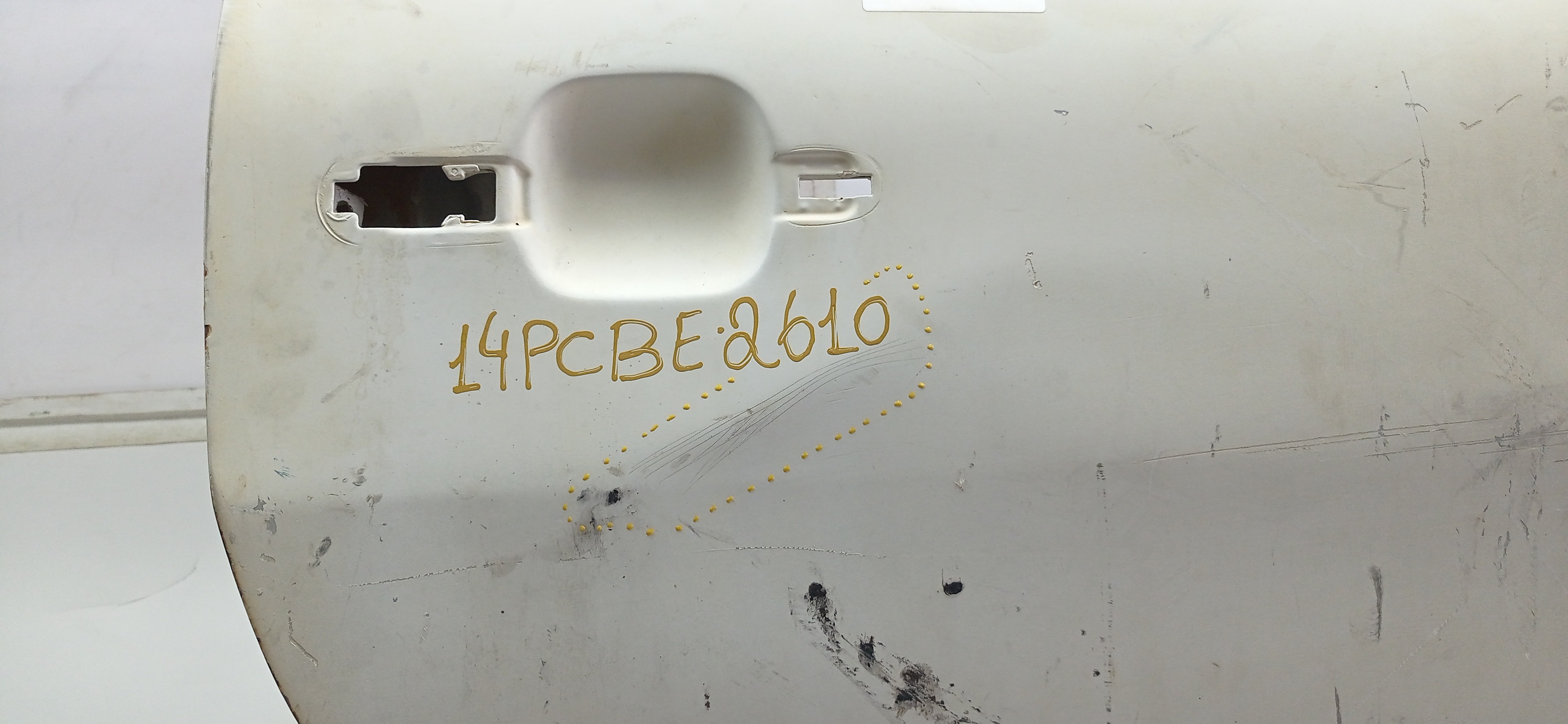 Porta Traseira Direita Seat Ibiza 1997 Para Recuperar Traseira Direito Branco 7
