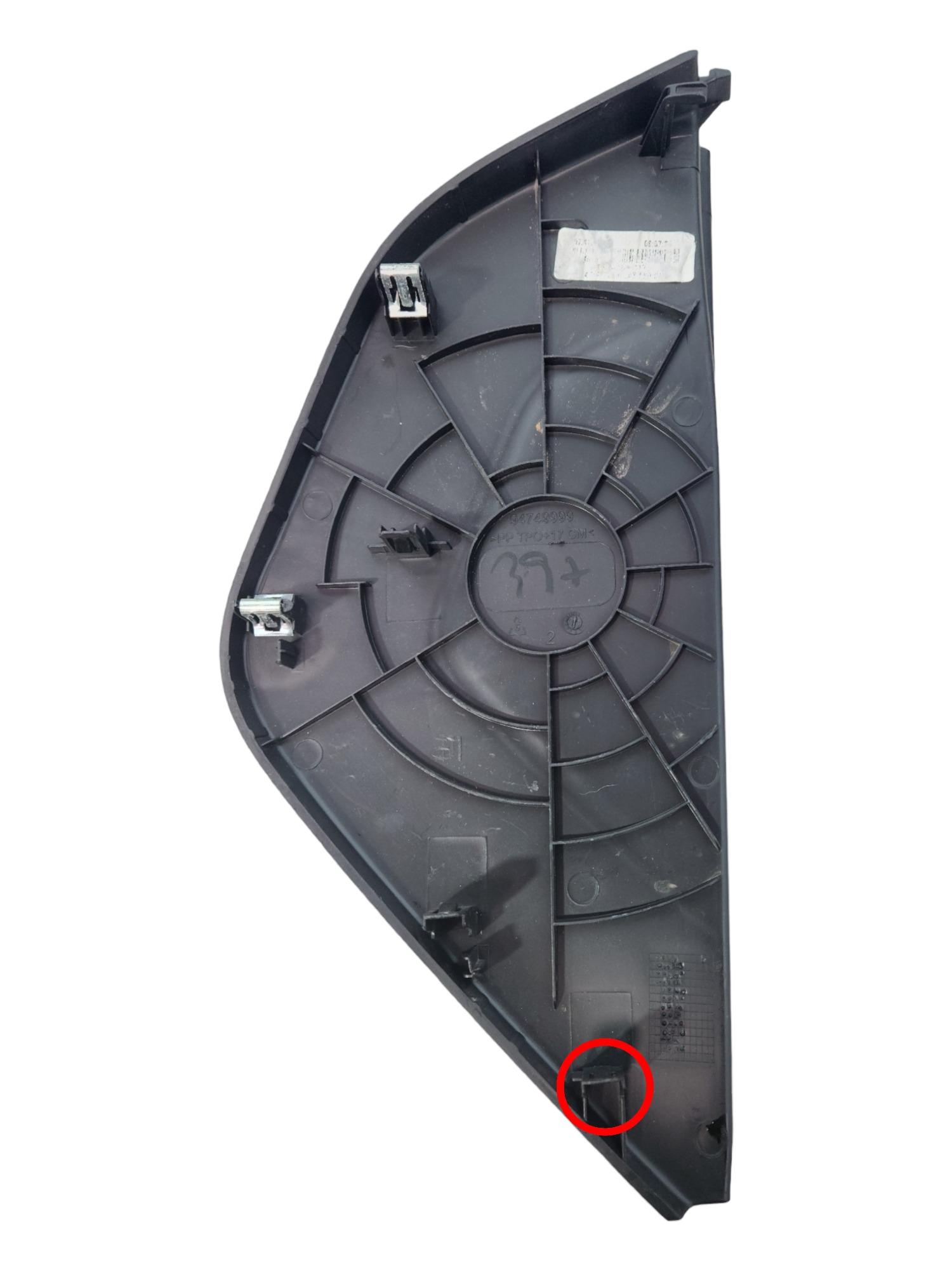 Moldura Esq Capa Painel Onix Joy 2019 94749999 Com Detalhe Cinza-escuro Abc 1