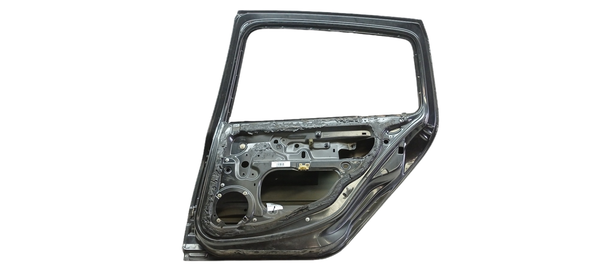 Porta Traseira Direita Renault Clio 2002-2003 P/ Recuperar Traseira Direita Preto 4