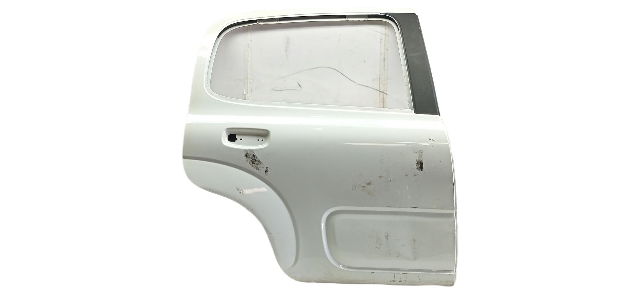 Porta Traseira Direita Fiat Uno 2015 Para Recuperar Traseira Direito Branco 2