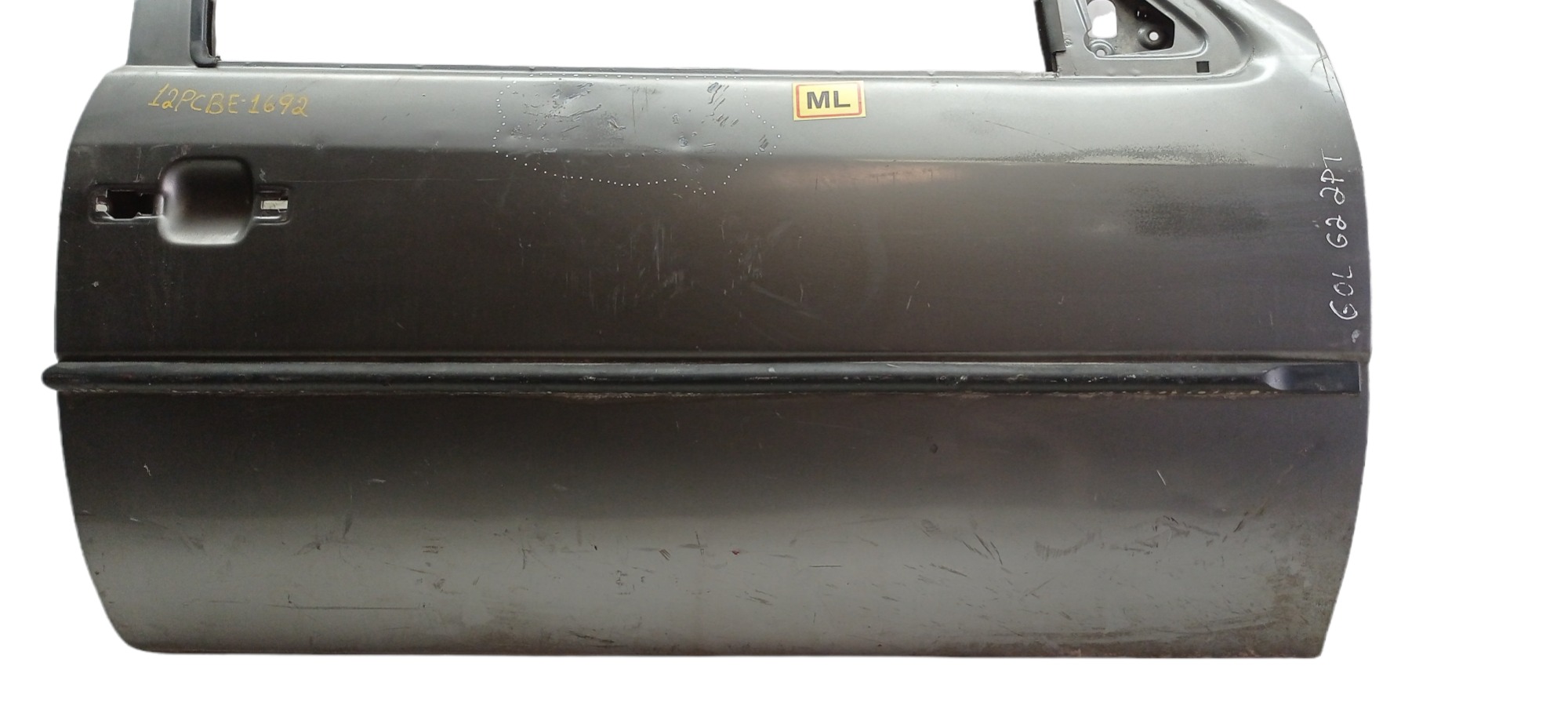 Porta Lado Direito Vw Gol G2 – 1994 – 1999 Para Recuperar Dianteira Direito Cinza 2