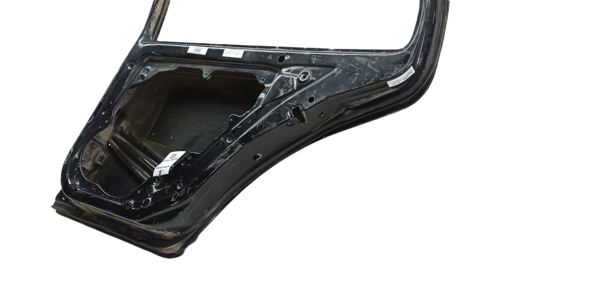 Porta Traseira Direita Volkswagen Bora 2001 P/ Recuperar Traseira Direita Preto 4