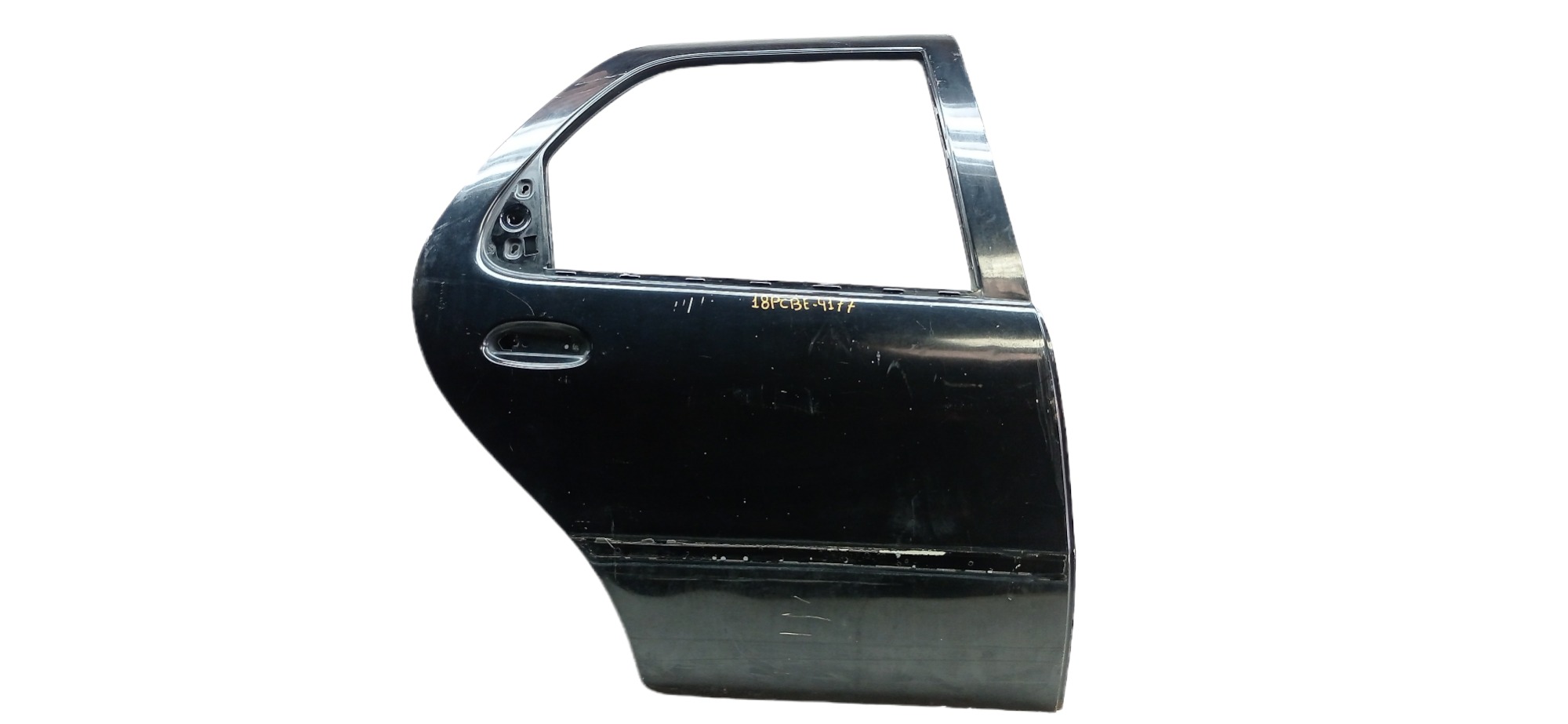 Porta Traseira Direita Fiat Palio 1997 – 1998 Para Recuperar Traseira Direito Preto 2