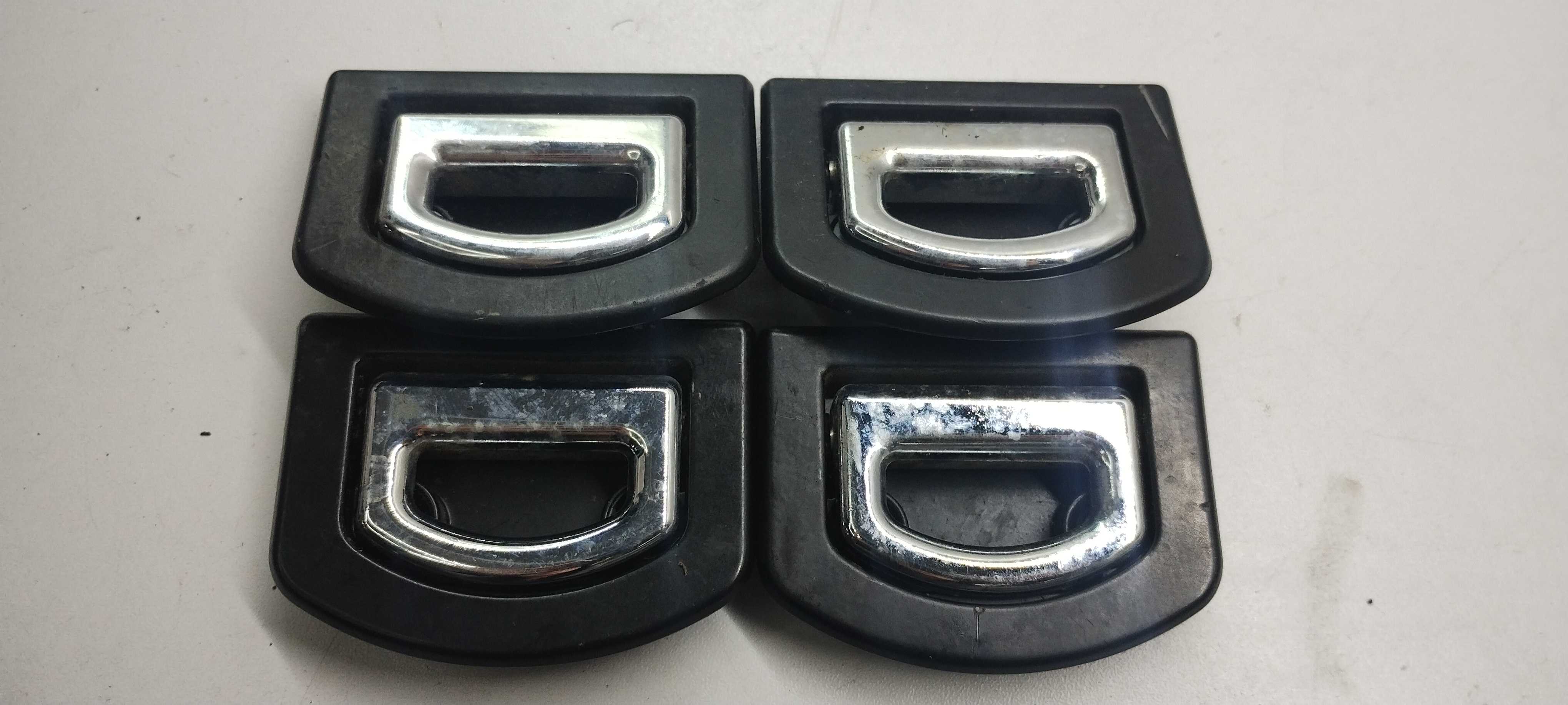 Kit 4 Alça Gancho Porta Malas Audi Vw Golf Bora 2001 2008