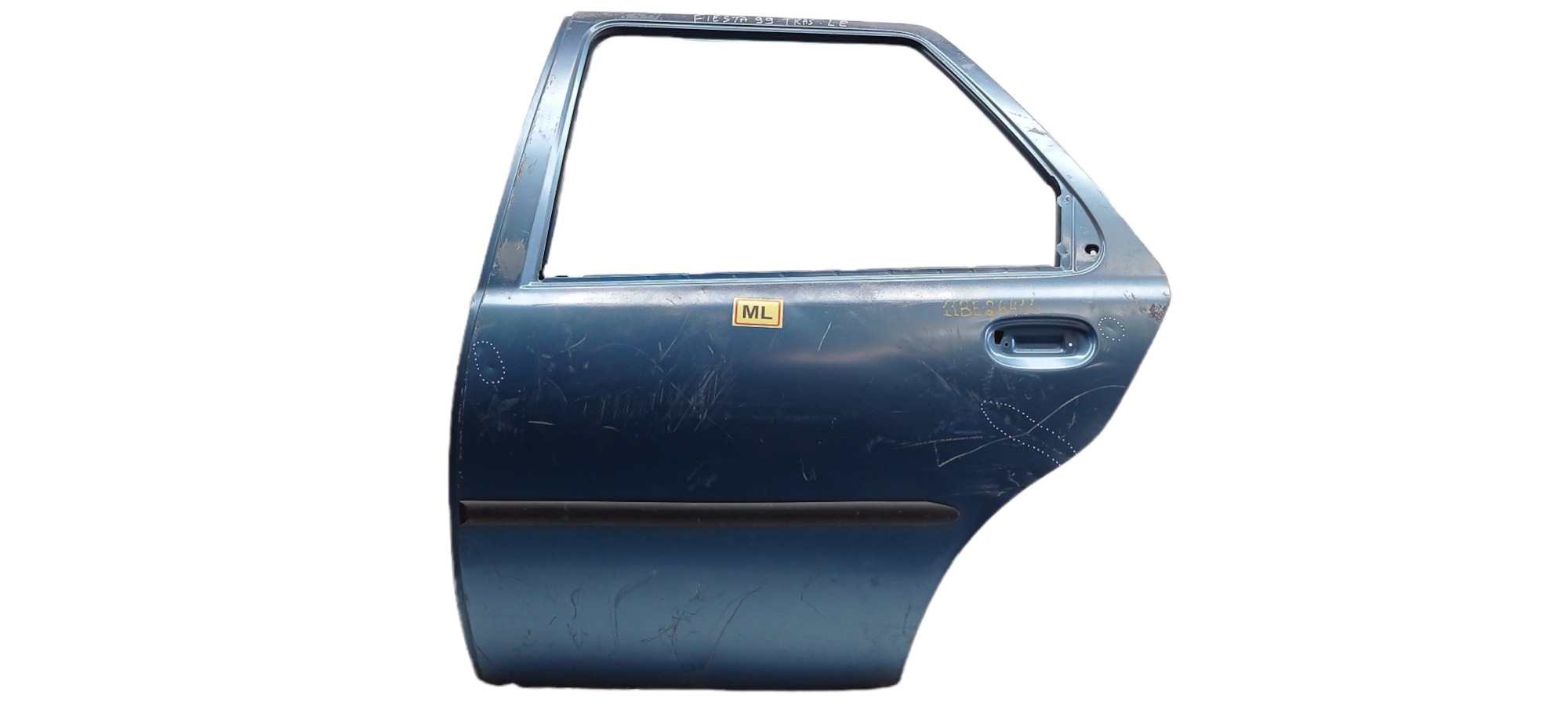 Porta Traseira Esquerda Ford Fiesta 2000 – Para Recuperar Traseira Esquerdo Azul-marinho 2