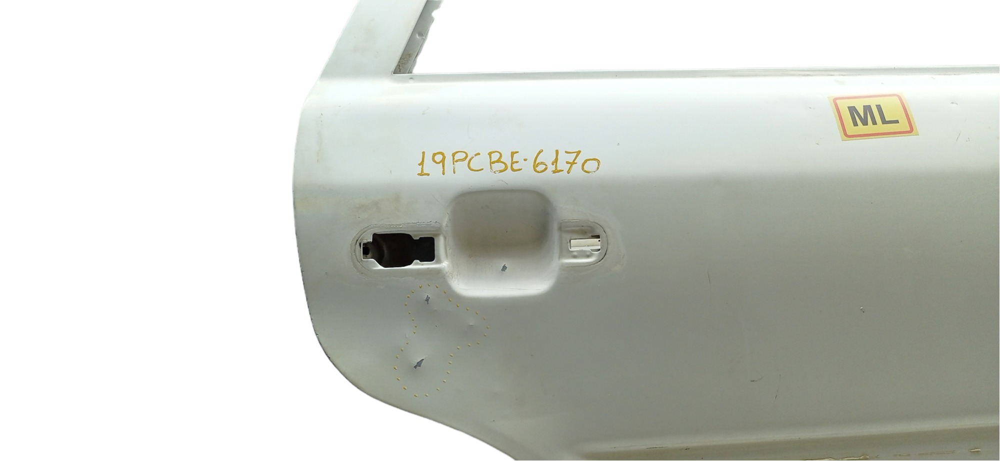 Porta Traseira Direita Vw Gol G2 1994-1999 P/ Recuperar Traseira Direito Branco 4