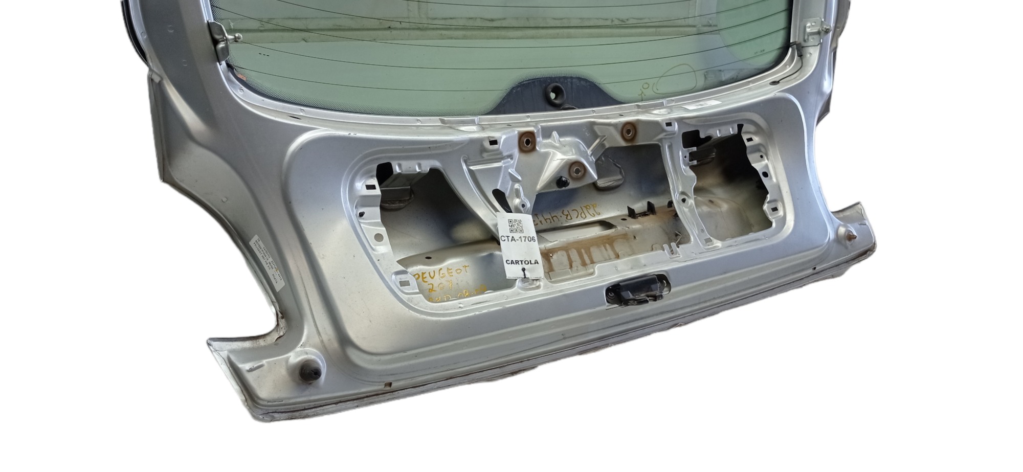 TAMPA PORTA MALAS PEUGEOT 207  2008  2009 PARA RECUPERAR 4