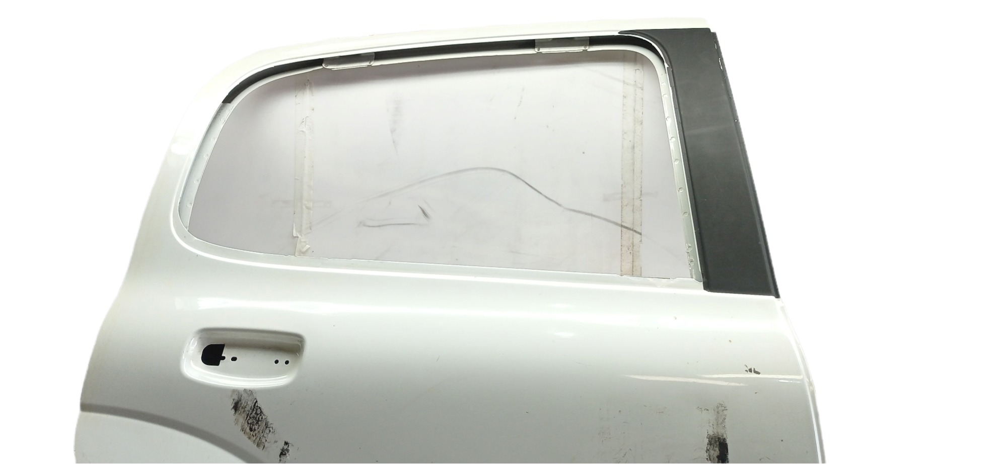 Porta Traseira Direita Fiat Uno 2015 Para Recuperar Traseira Direito Branco 1