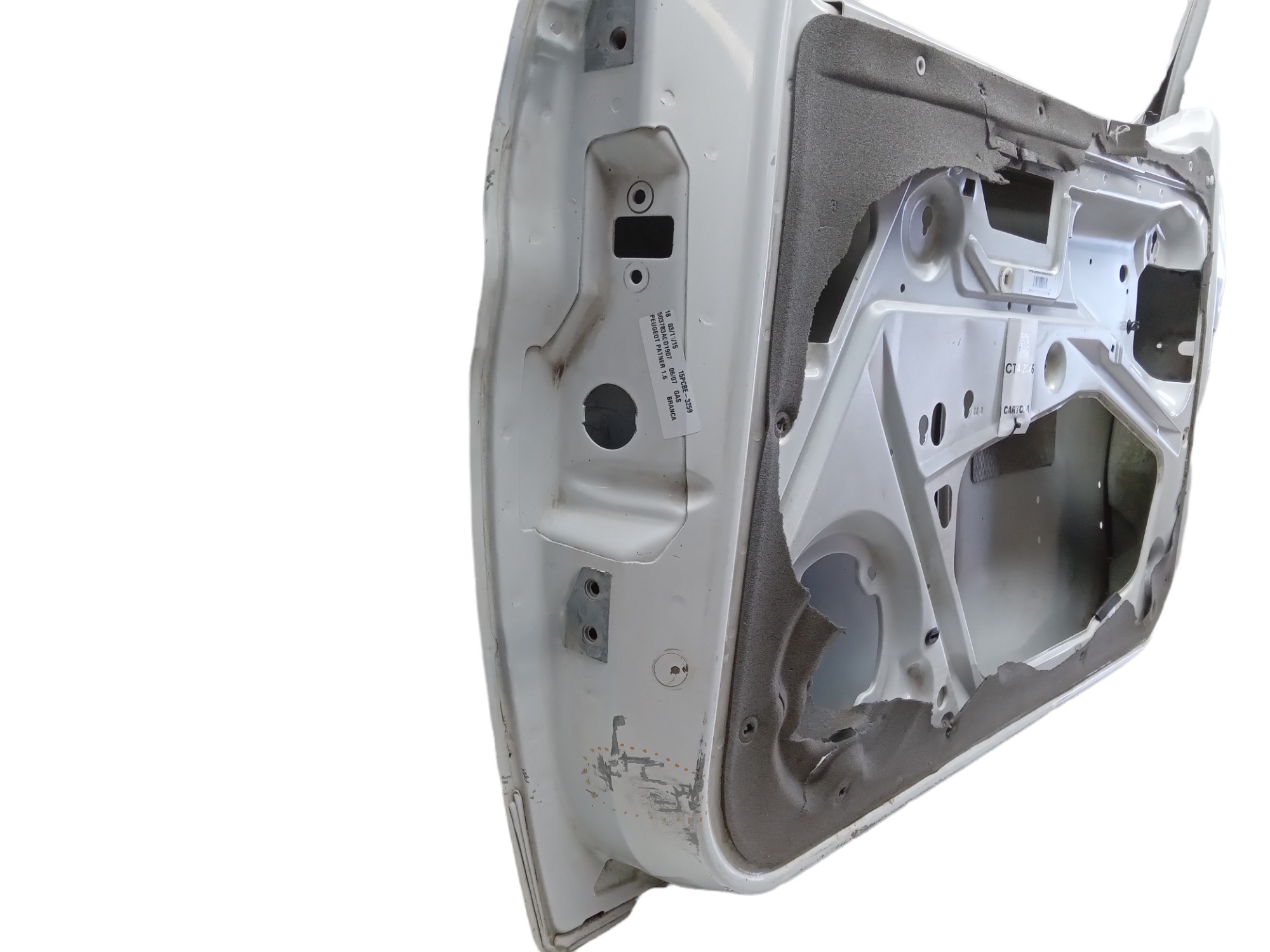 Porta Dianteira Direita Peugeot Partner 2006 2007 P Recu Dianteira Direita Branco 5