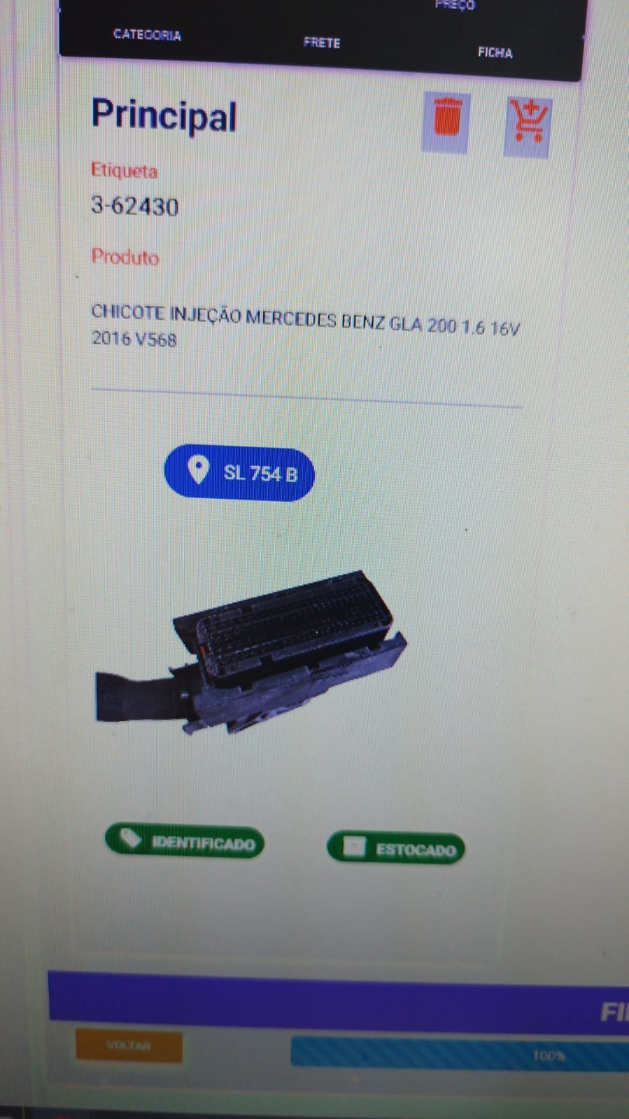 Chicote Injeção Mercedes Benz Gla 200 1.6 16v 2016 V568 9
