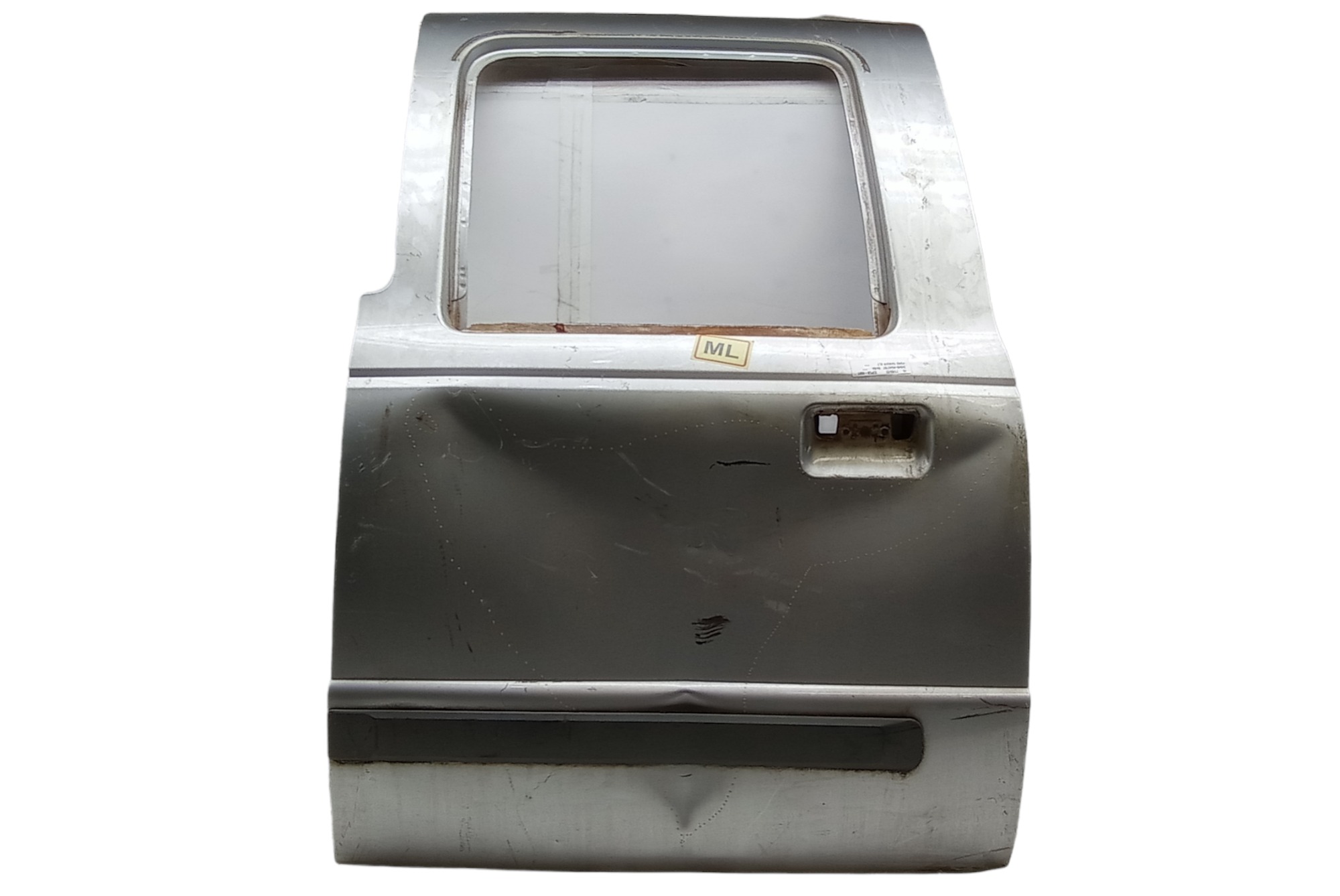 Porta Traseira Esquerda Ford Ranger 2004 Para Recuperar Traseira Esquerda Prateado 5