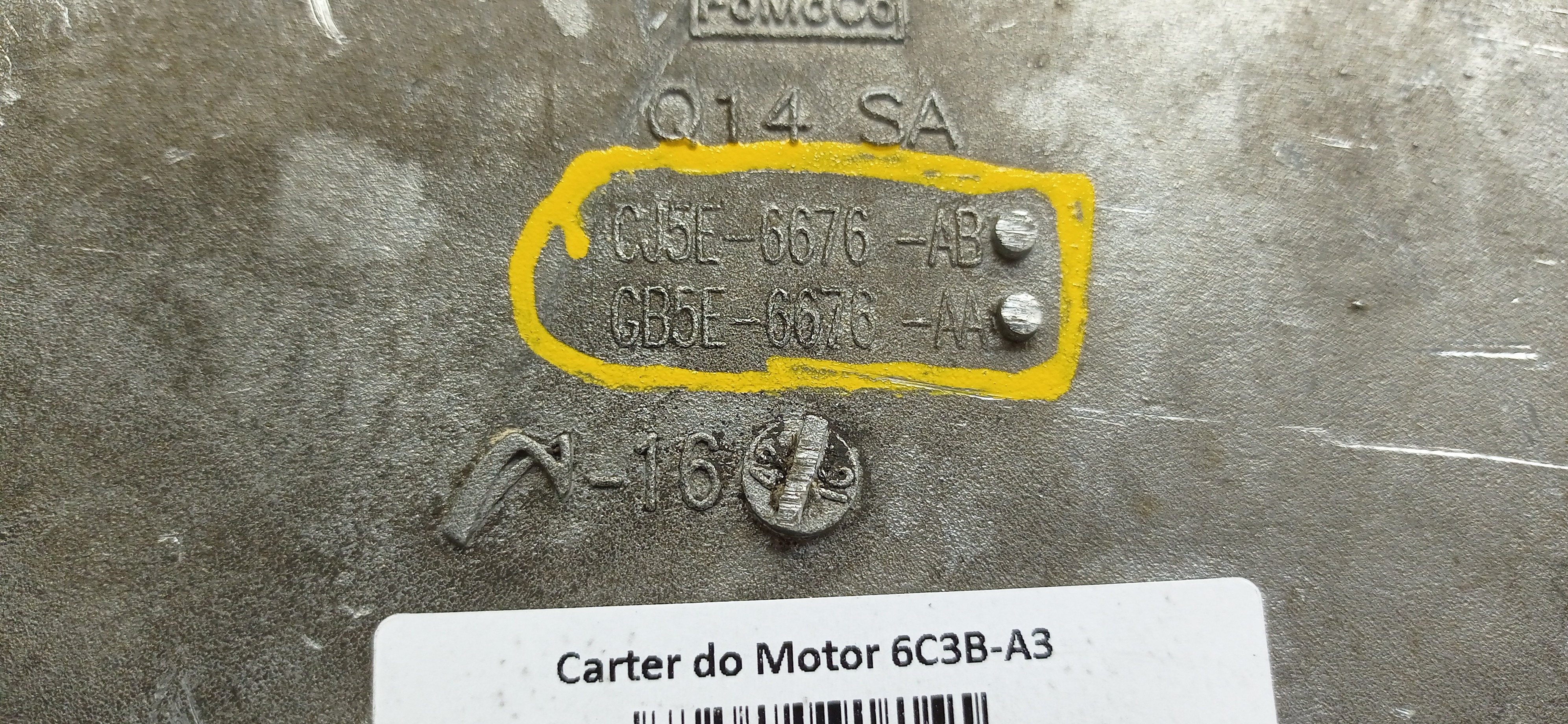 CJ5E 6676 AB – CARTER DO MOTOR FORD FUSION 2017 2.0 4
