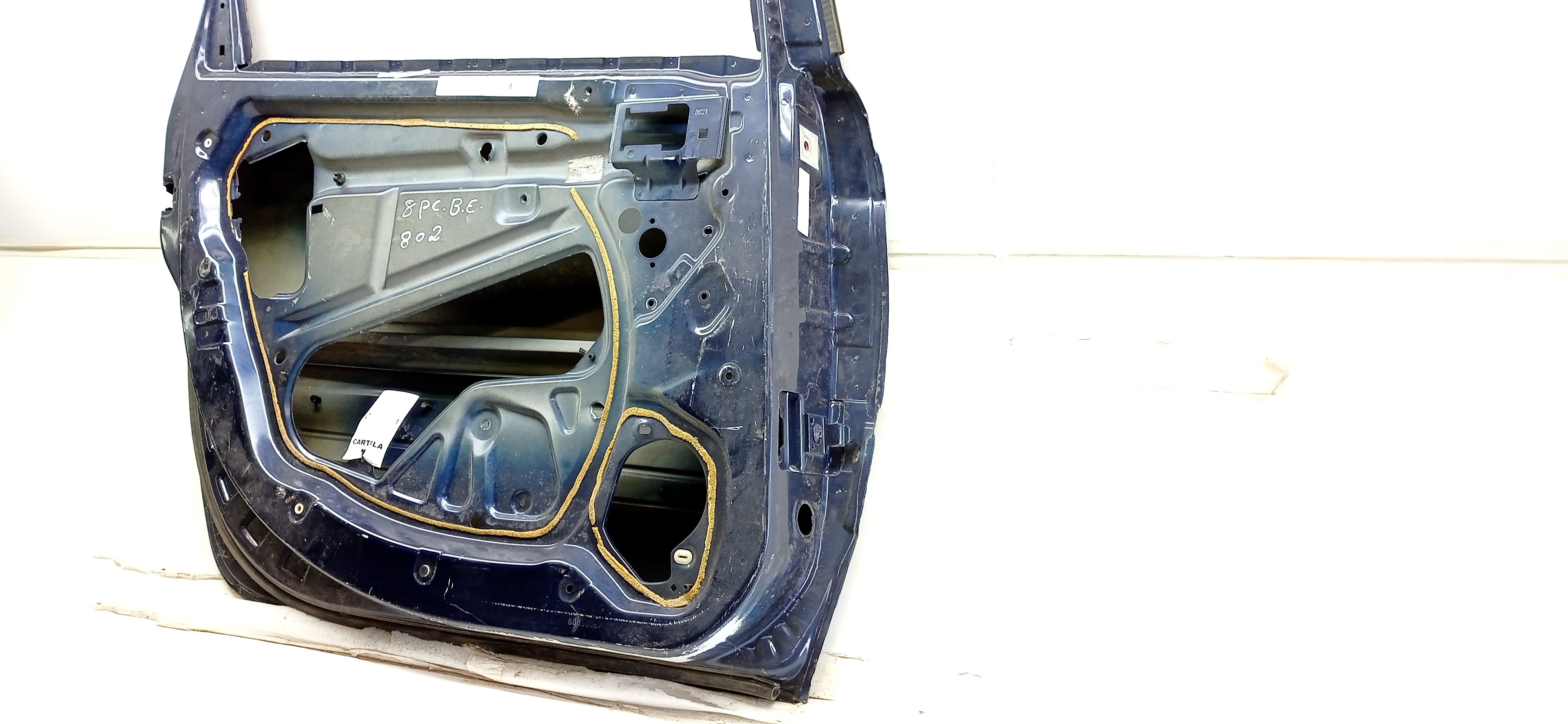 Porta Traseira Esquerda Citroen Picasso 2006 Para Recuperar Traseira Esquerda Azul 4