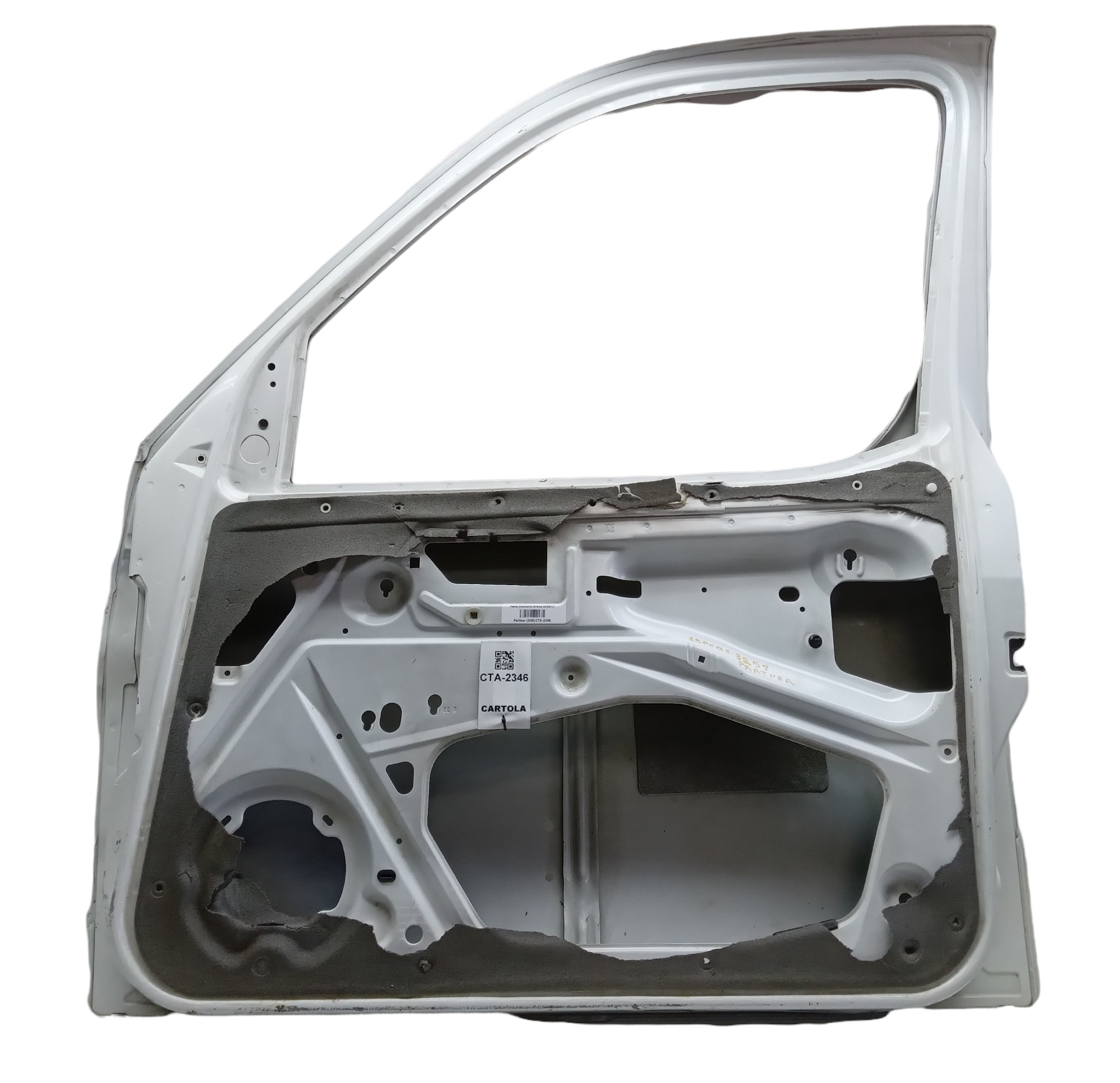 Porta Dianteira Direita Peugeot Partner 2006 2007 P Recu Dianteira Direita Branco 3