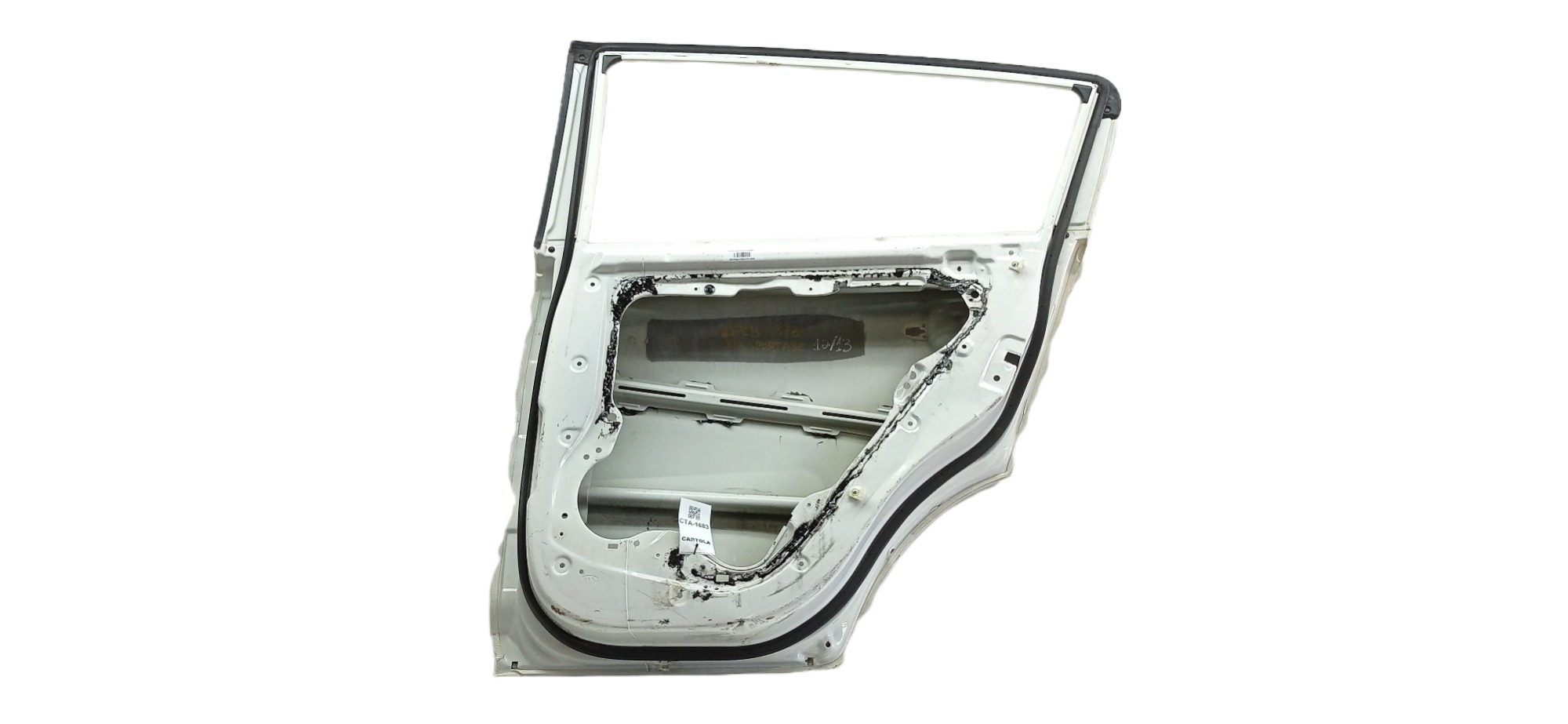 Porta Traseira Direita Kia Sportage 2012-2013 P/ Recuperar Traseira Direito Branco 2