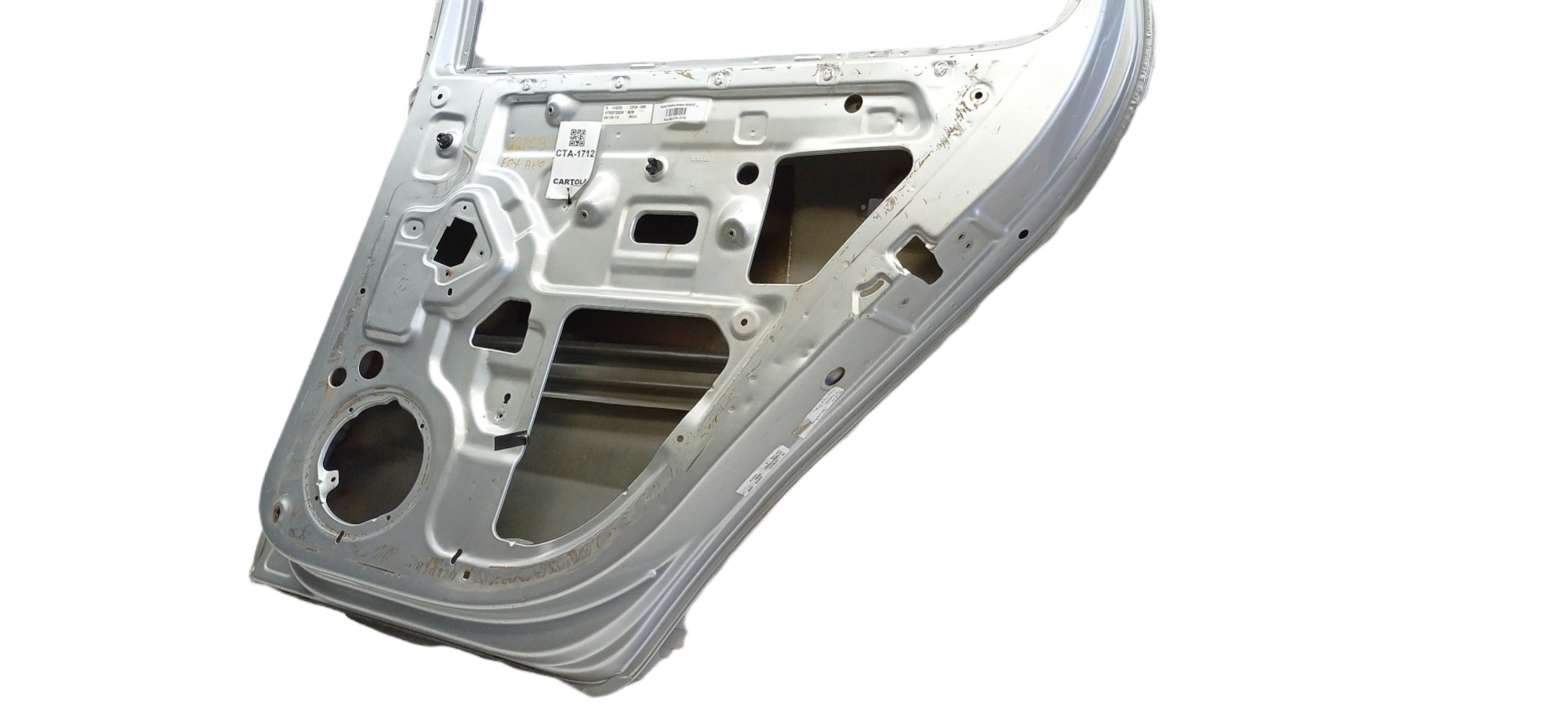 Porta Traseira Direita Volkswagen Fox 2006 – Para Recuperar Traseira Direito Prateado 1