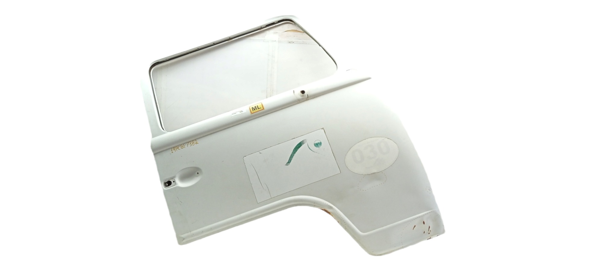 Porta Dianteira Direita Vw Kombi 2002 Para Recuperar Dianteira Direita Branco 4