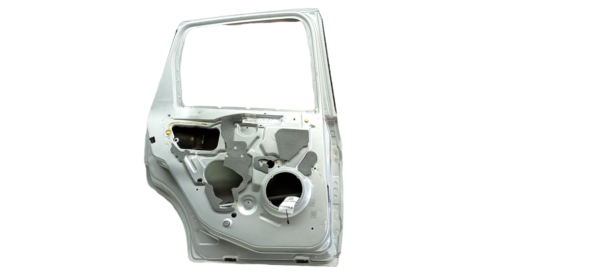 Porta Traseira Esquerda Ford Fiesta 2009 – Para Recuperar Traseira Esquerdo Prateado 7