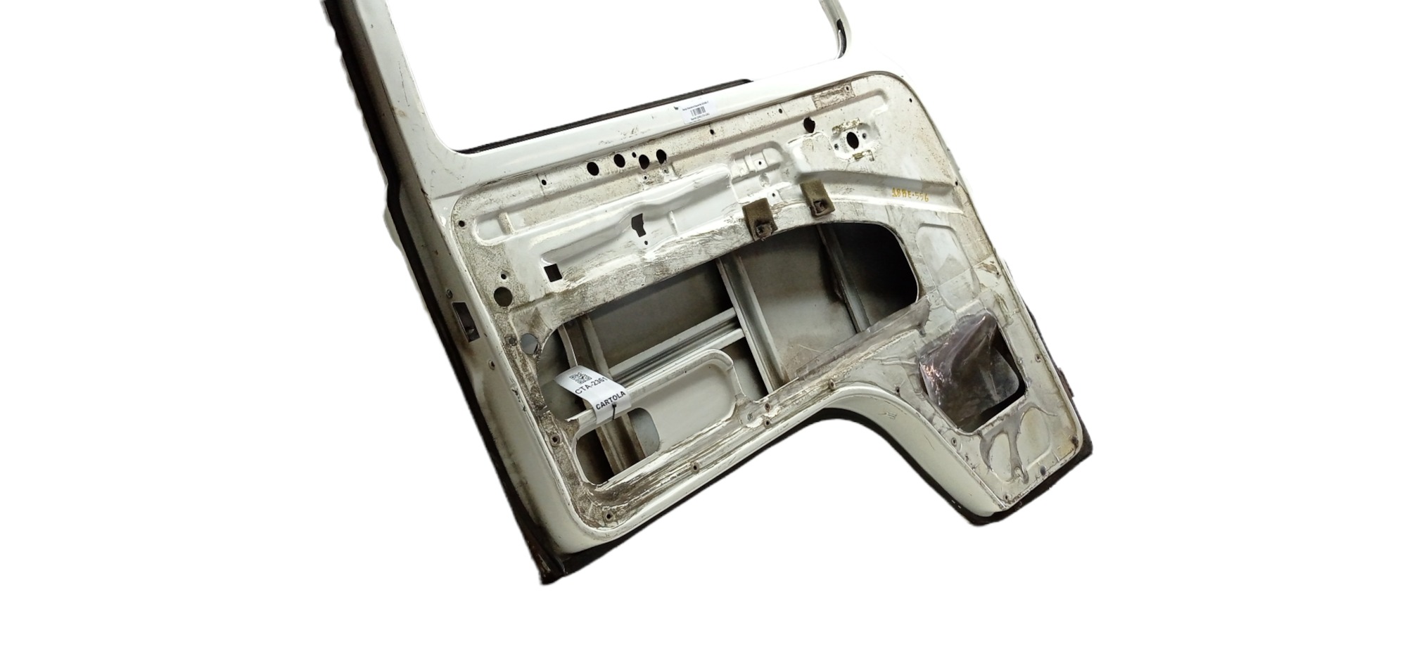 Porta Dianteira Esquerda Vw Kombi 1993 Para Recuperar Dianteira Esquerda Branco 2
