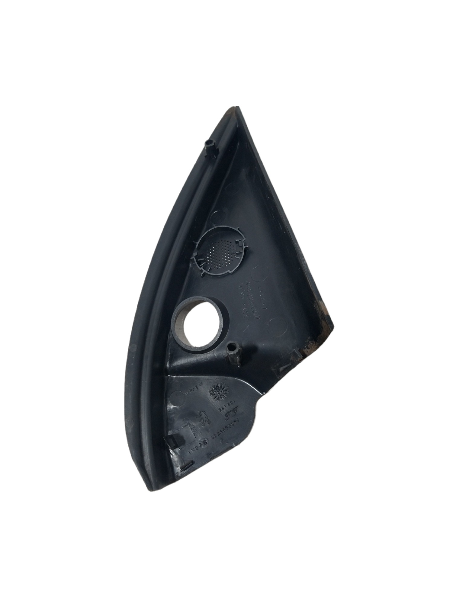 Acabamento Interno Retrovisor Esquerdo Peugeot 207 2010  Preto 2