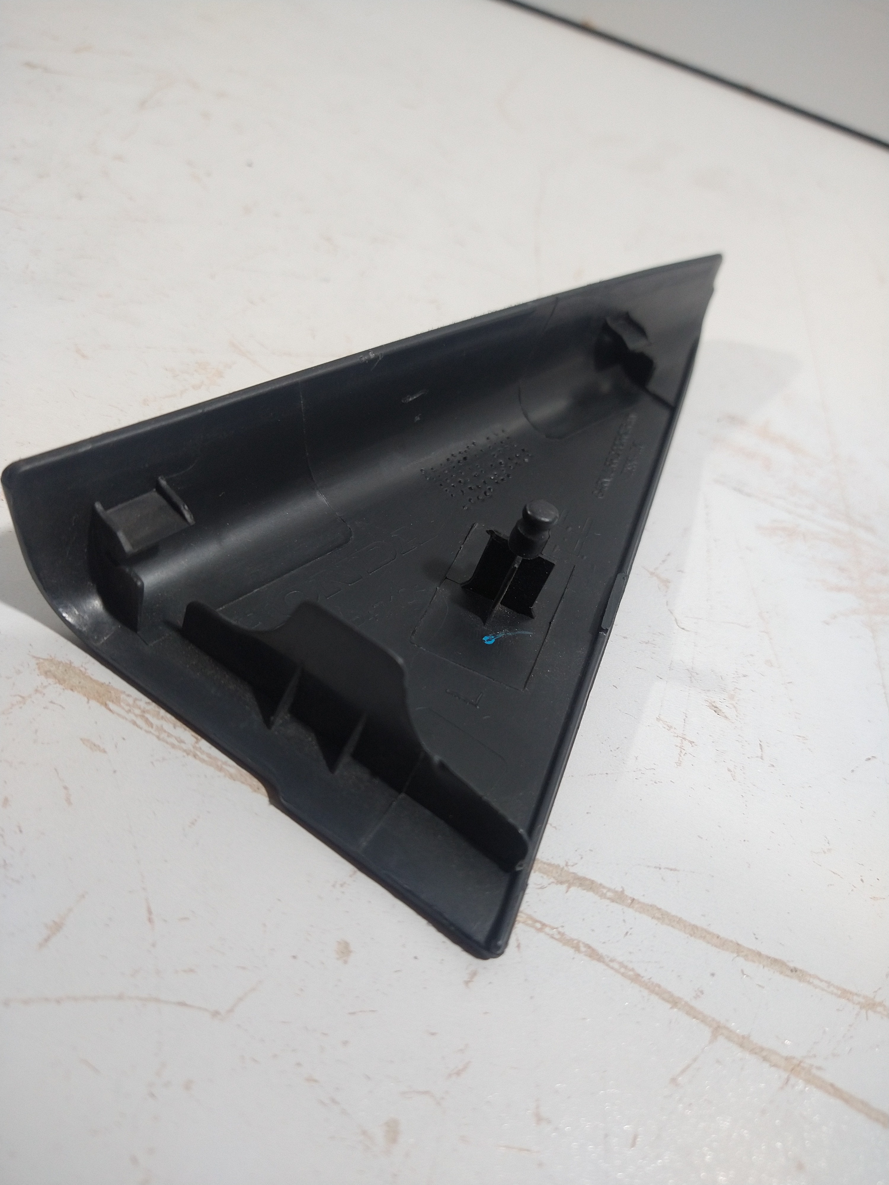 Acabamento Interno Retrovisor L/e Fit 2013 Usado Original Preto 3
