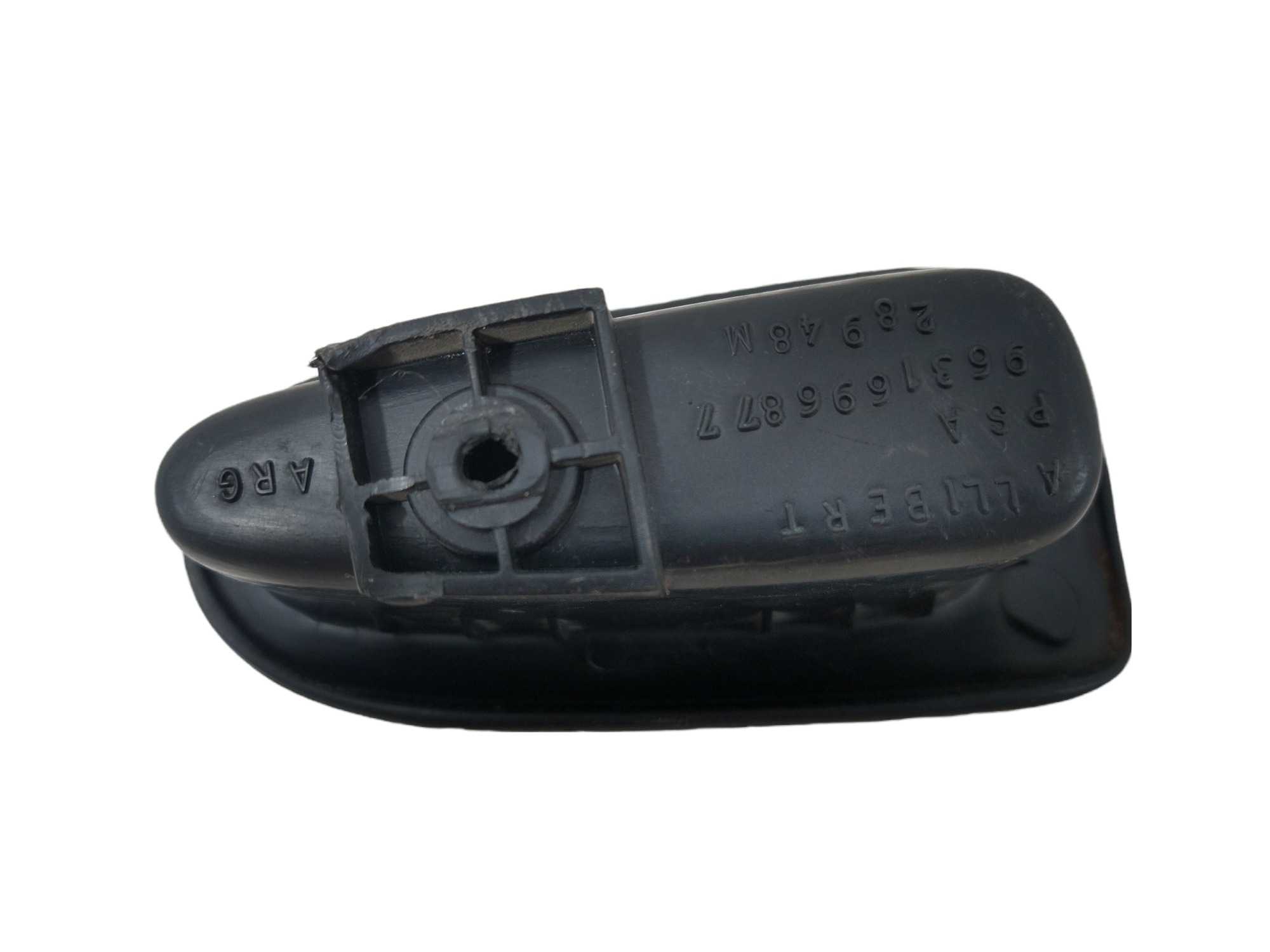 Puxador Interno Da Porta Esquerdo Peugeot 207 2010  Preto Dianteira/traseira 3