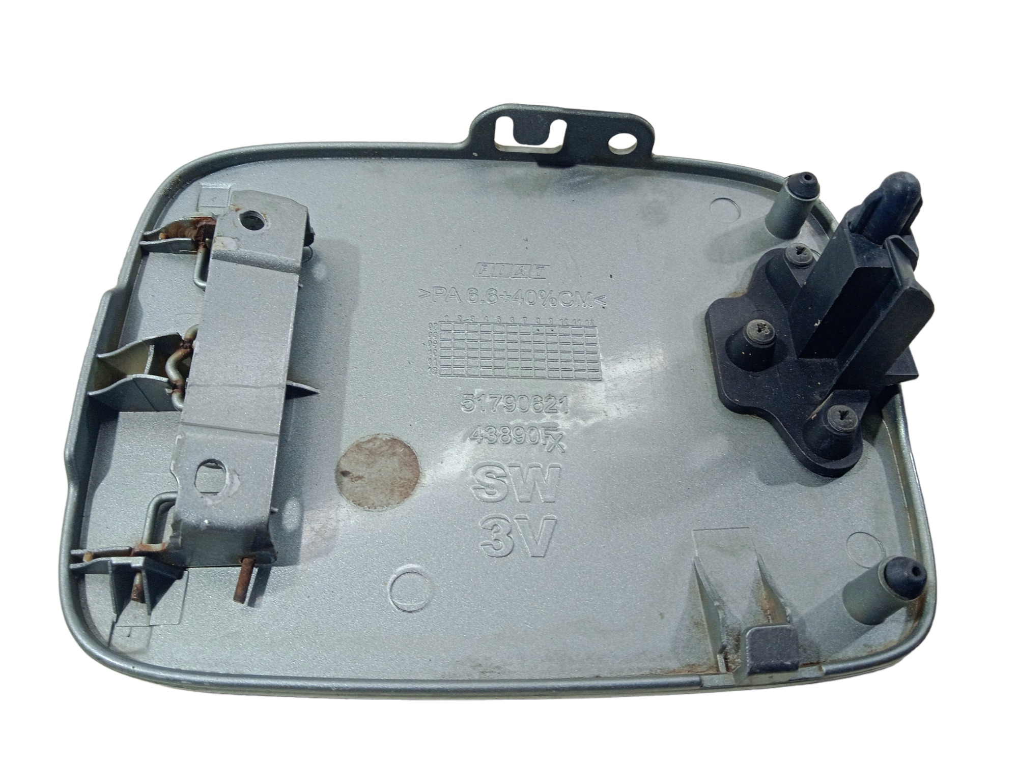 Portinhola Do Tanque Fiat Siena 2007/08 C/detalhe Usado  Cinza 2007 3