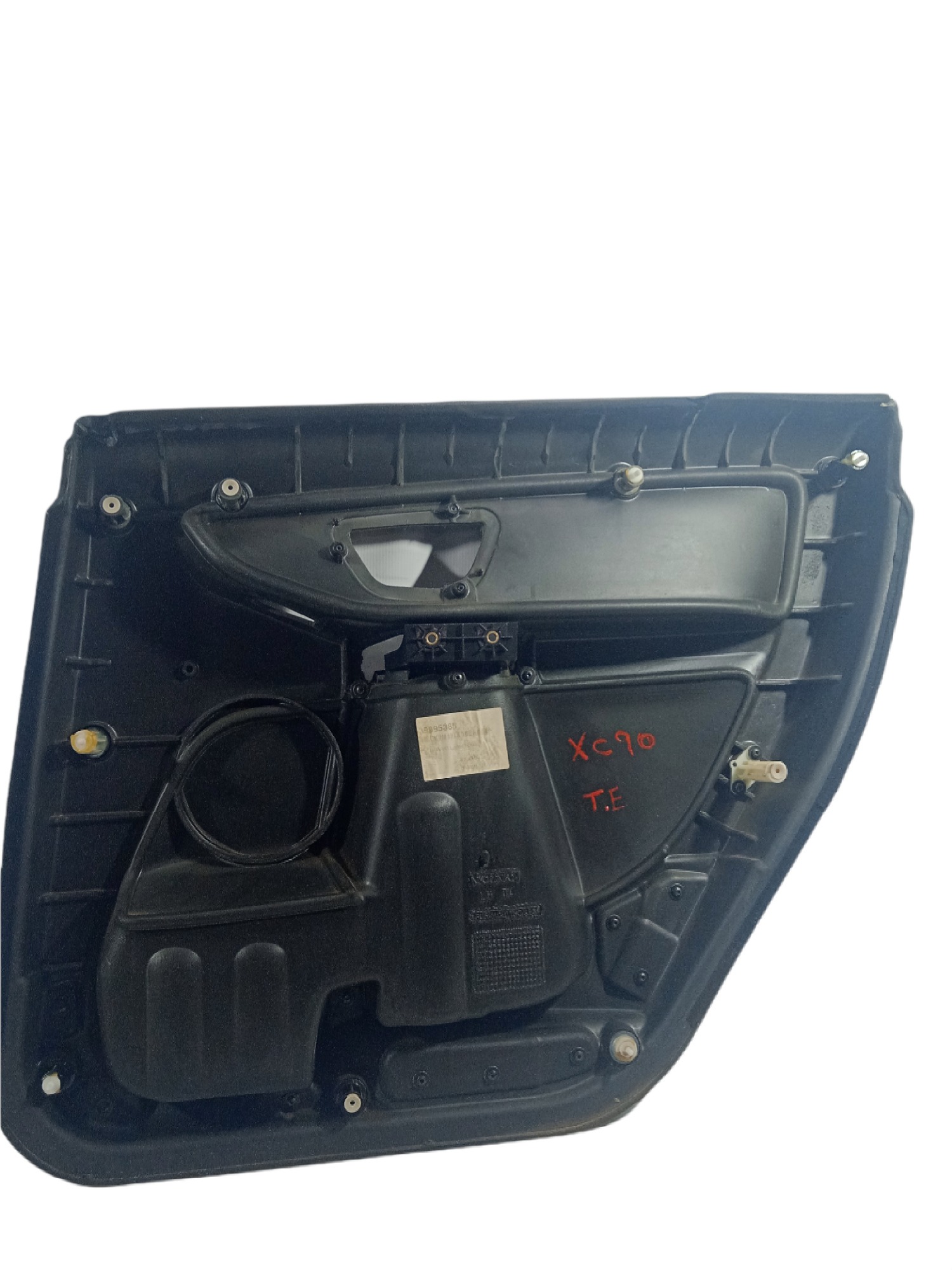 Forro Da Porta Traseira L/e Volvo Xc90 2005 Usado  Preto 2