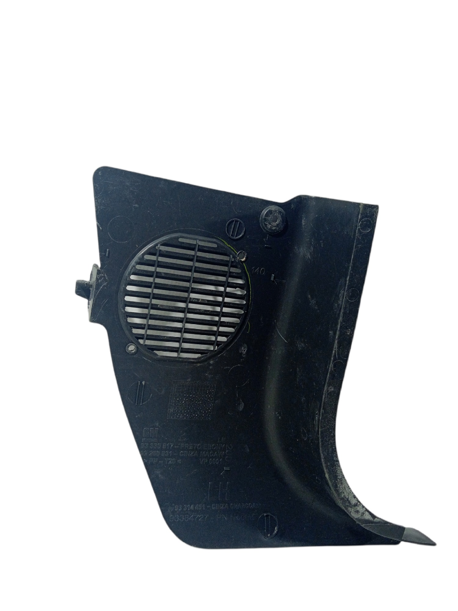 Moldura Da Soleira Diant Esq Celta  2009 Usado  Preto 2