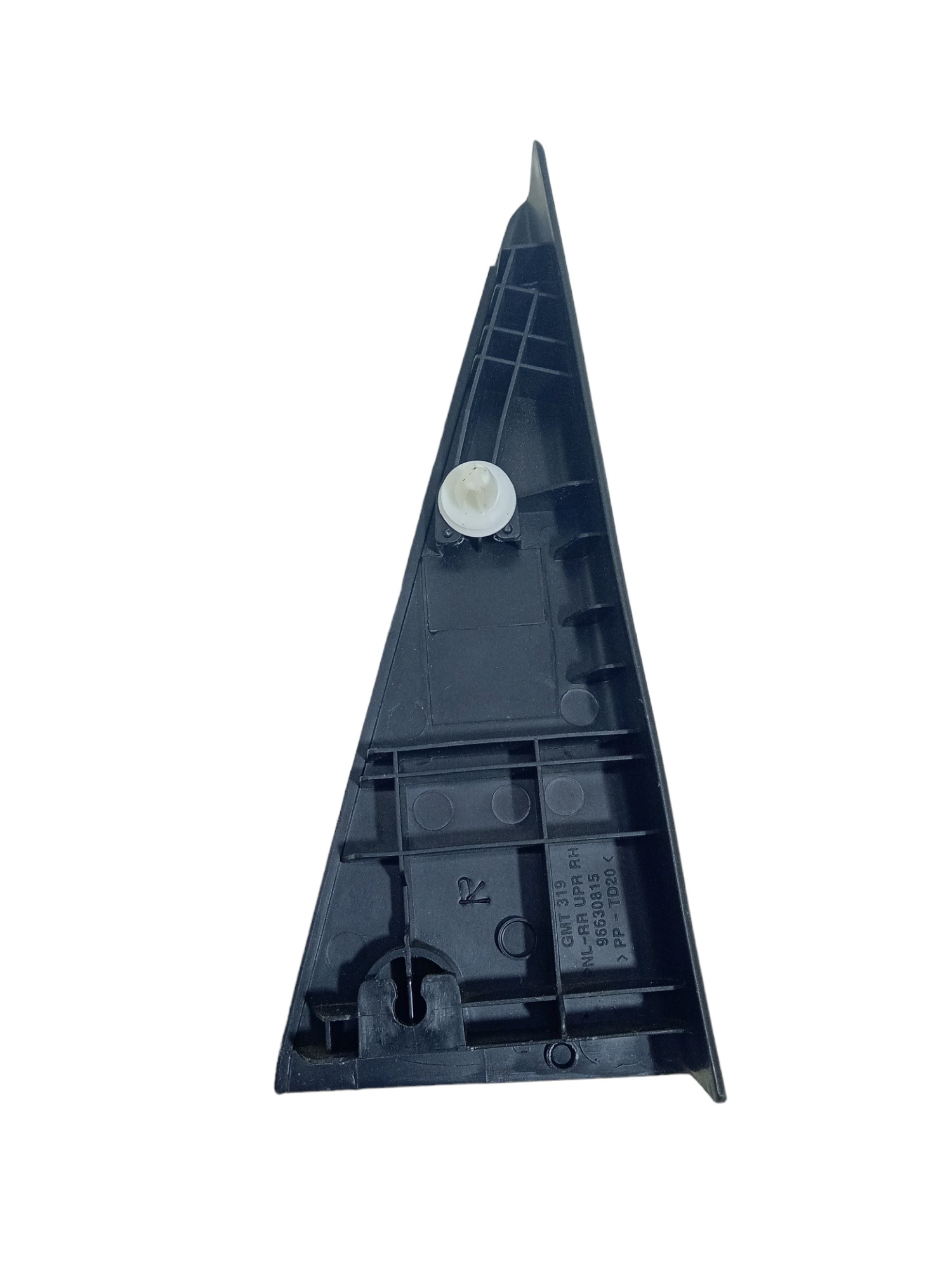 Moldura Retrovisor Int Direito Chevrolet Captiva 2012 Usado Preto