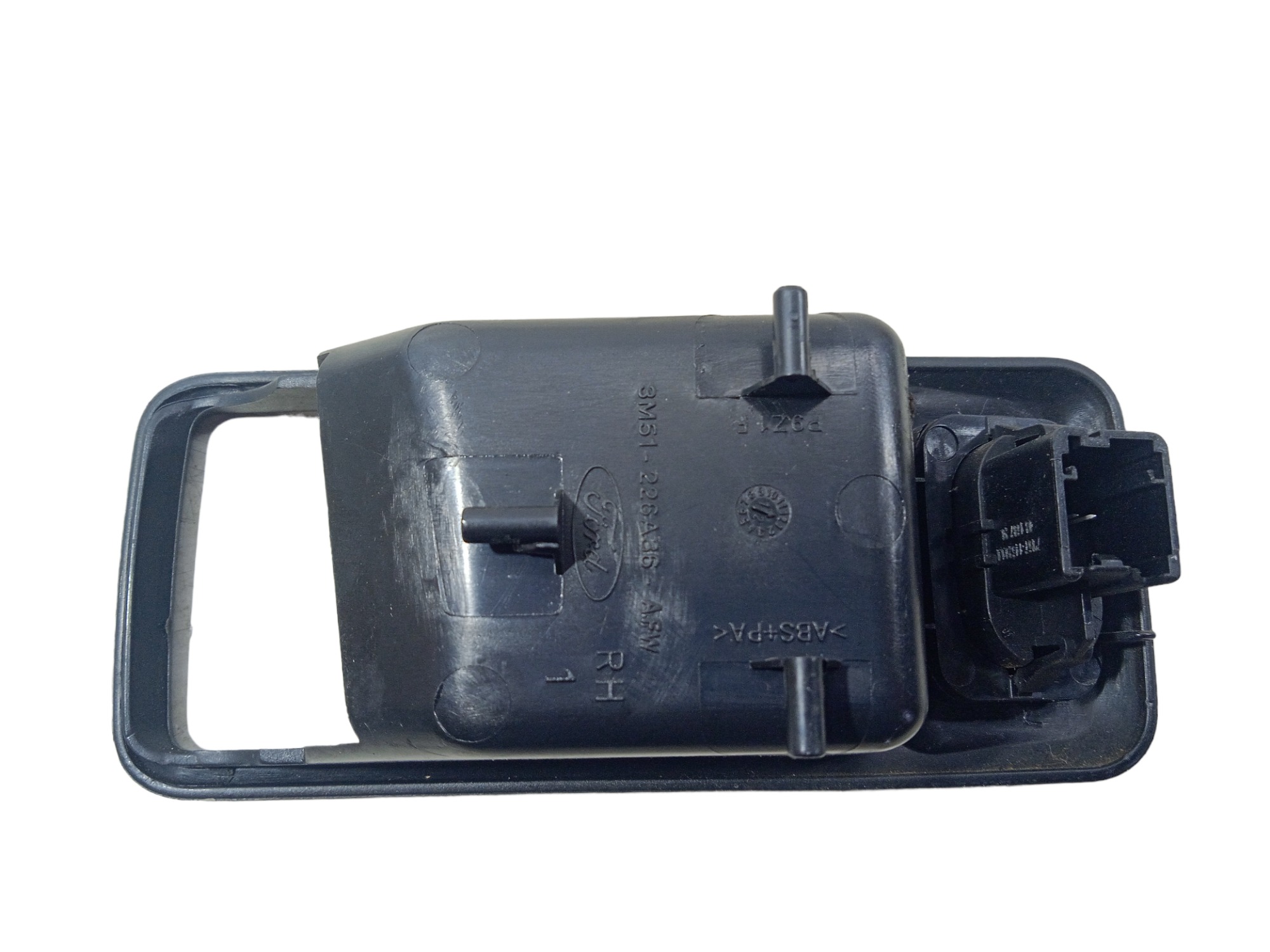 Moldura Da Maçaneta Interna Tras Dir Ford Focus 2013 Usado  Preto Traseira 3