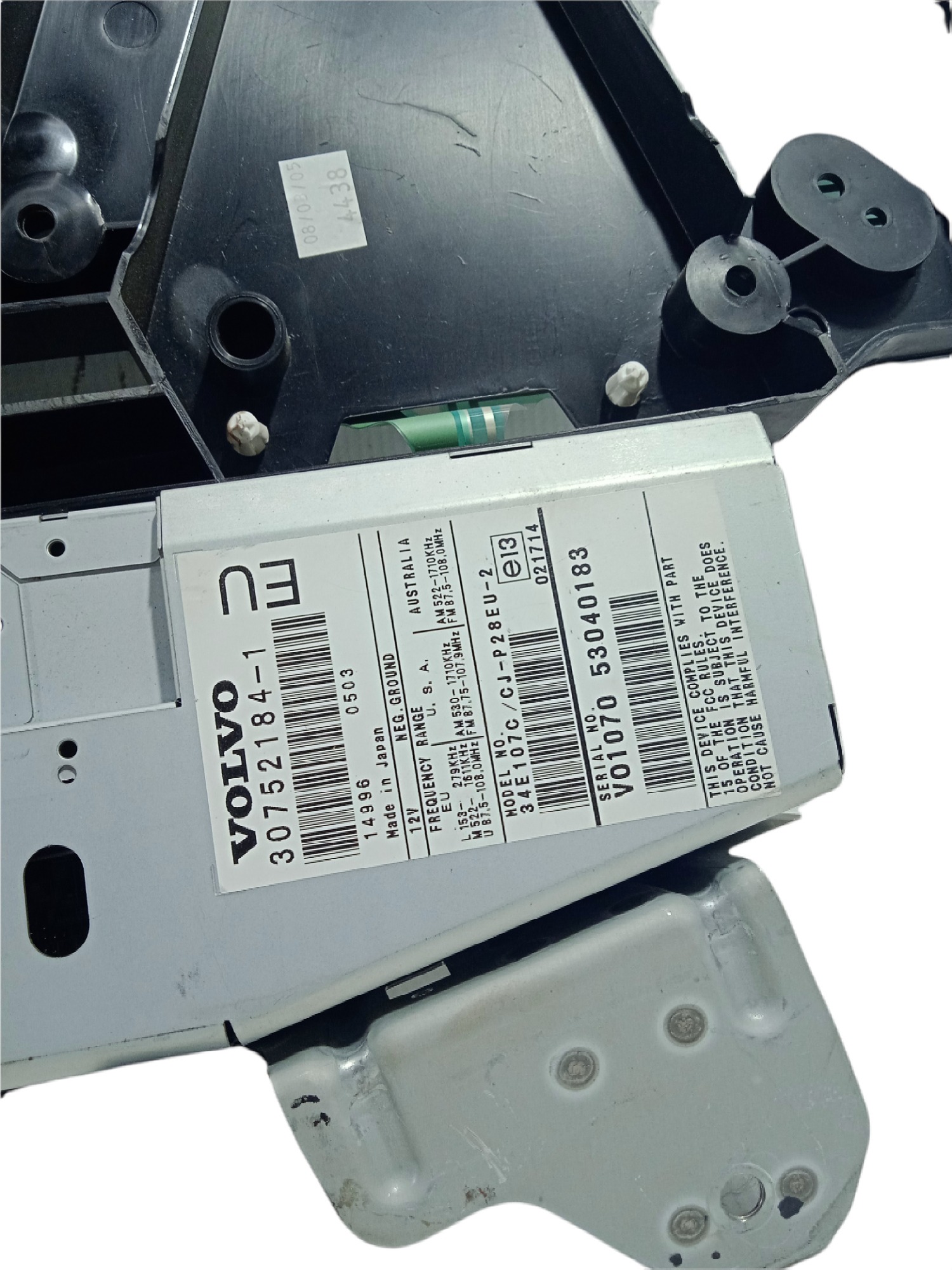 Placa Do Teto Solar Traseiro Volvo Xc90 2.9 2005 Usado 6