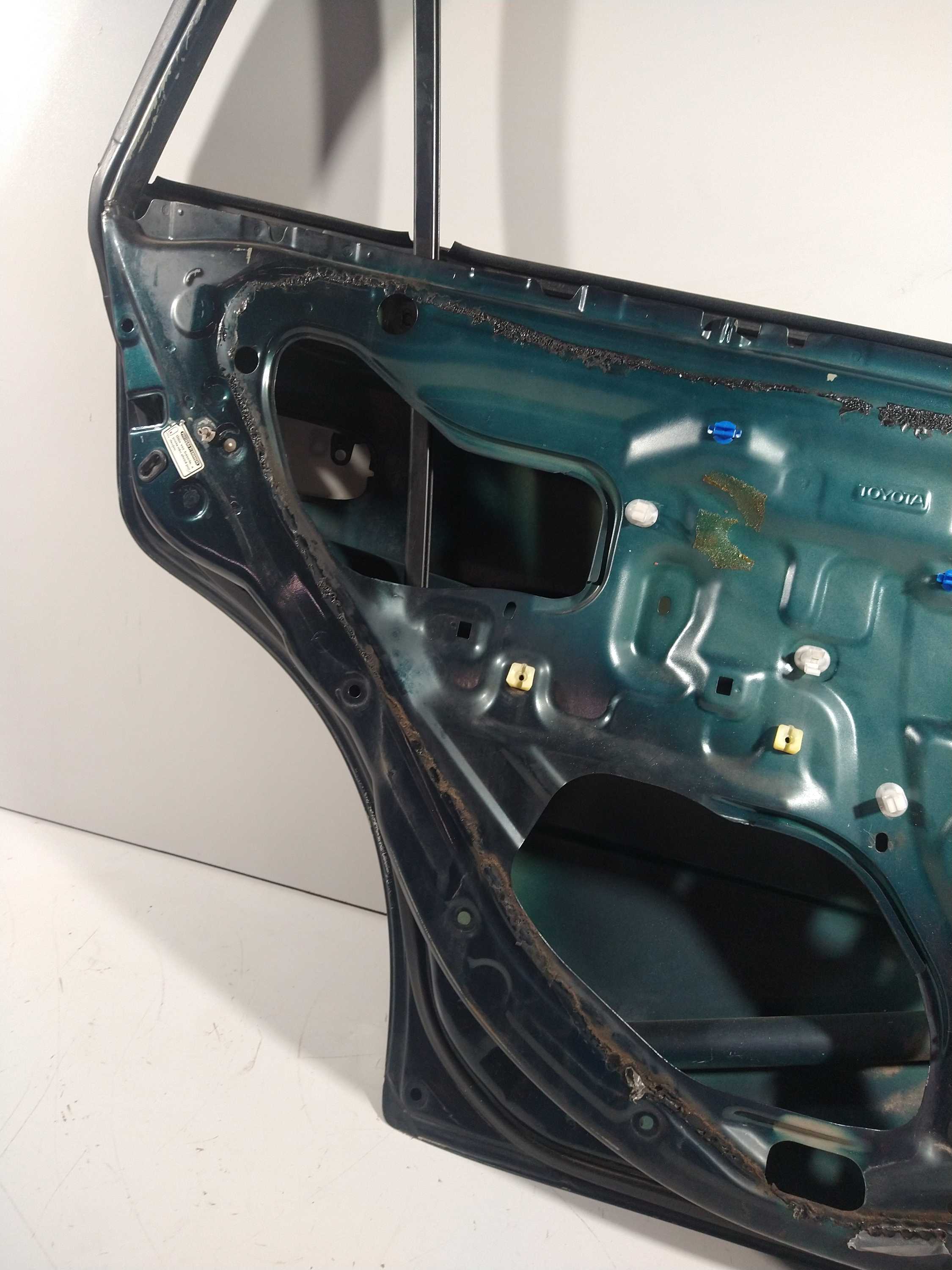 Porta Traseira L/e Toyota Corolla Xei 99 Usado Original – Traseira – Esquerda – Verde-escuro 8