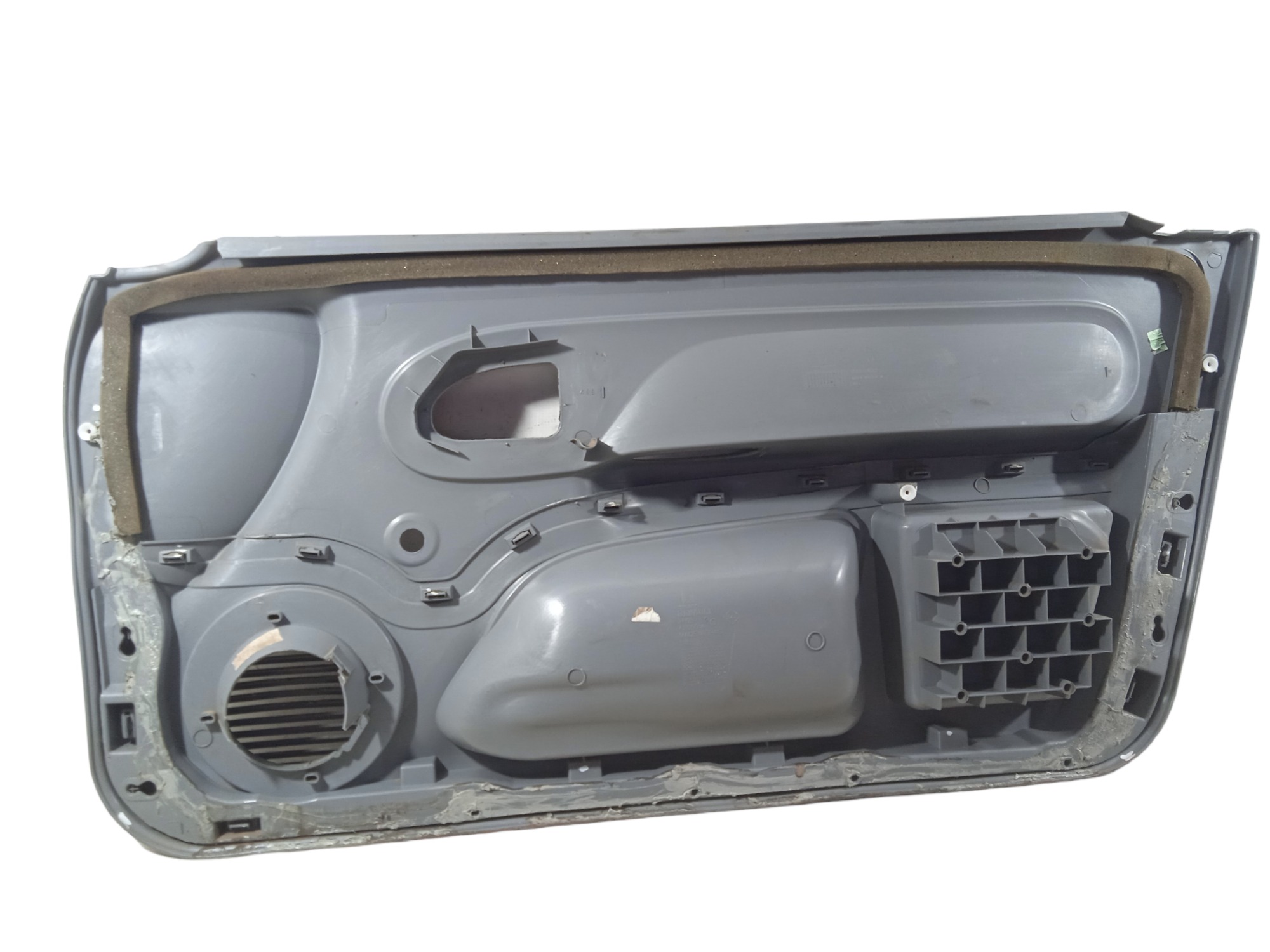 Forro De Porta Lado Esquerdo Renault Clio 2p  Cinza Claro 3