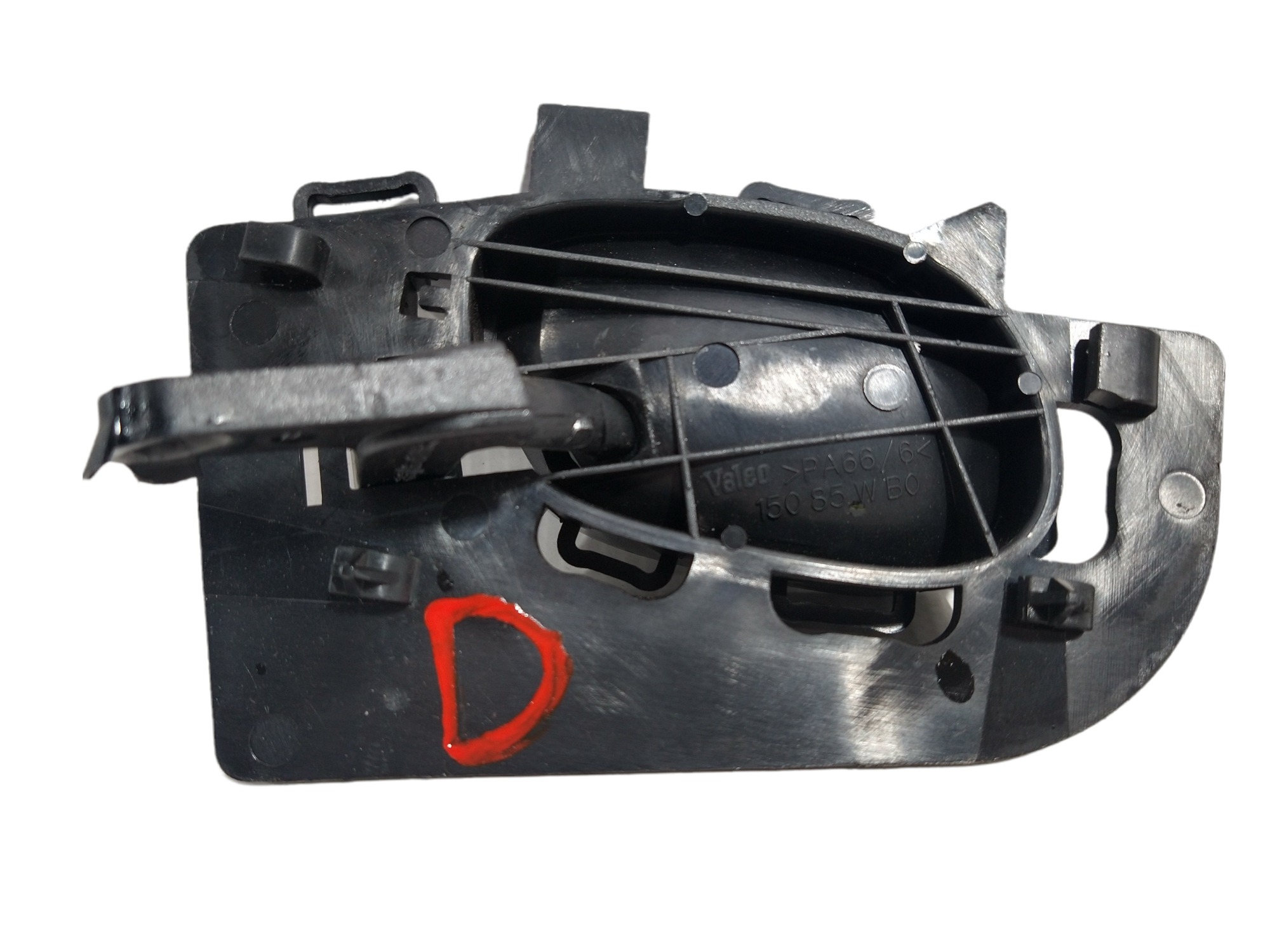 Maçaneta Interna Dianteira Direita Peugeot 206 2008  Preto Dianteira/traseira 4