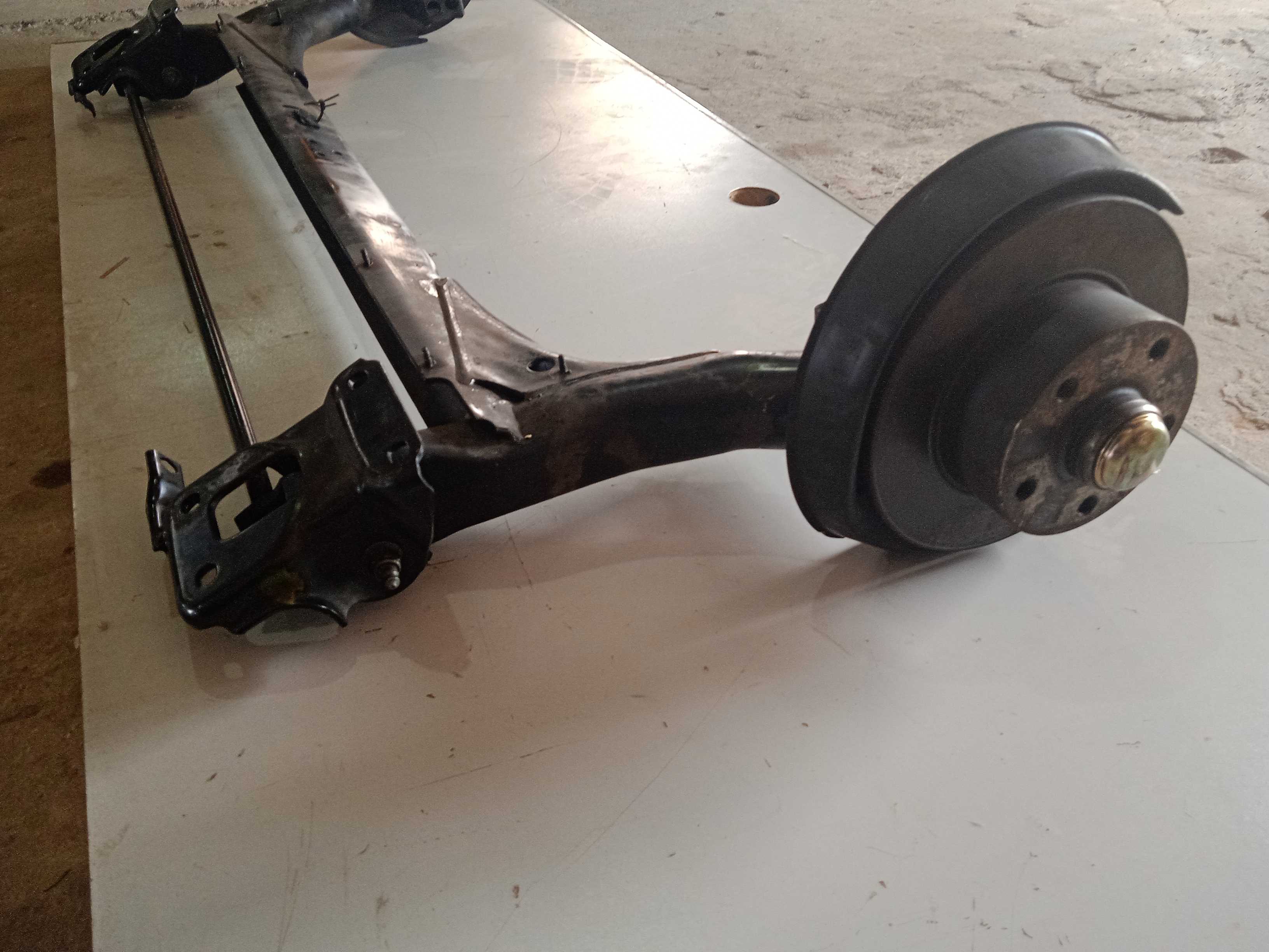 Eixo Suspensão Traseiro Audi A4 2.4 Ano 2001 Preto 6