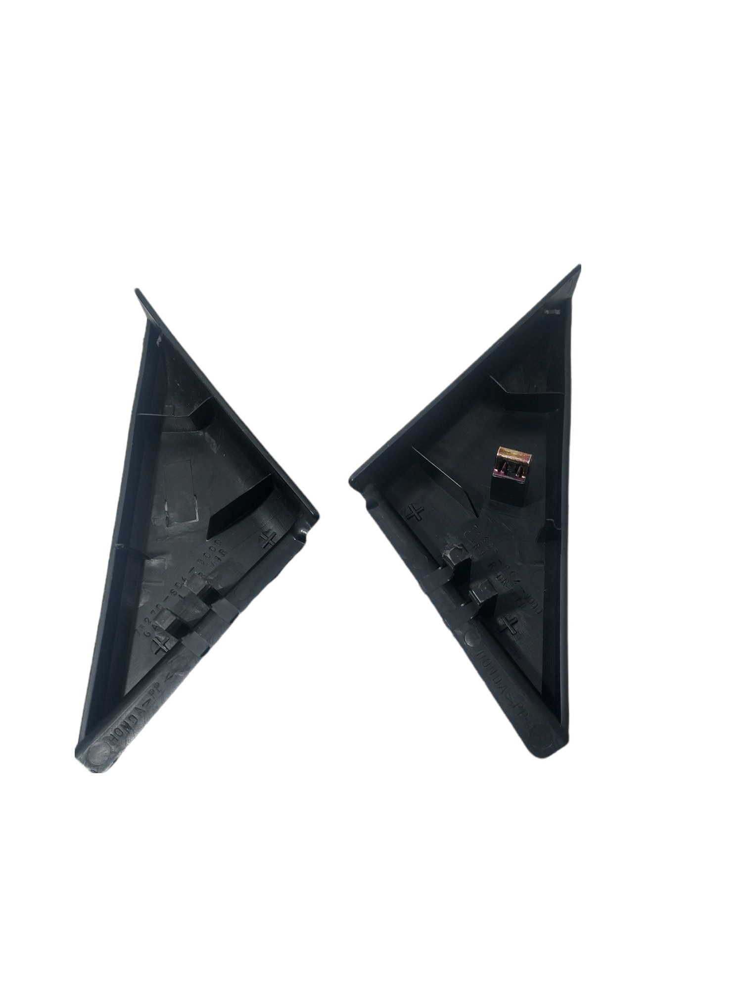 Par Acabamento Do Interno Retrovisor Honda Civic 1999  – Cinza