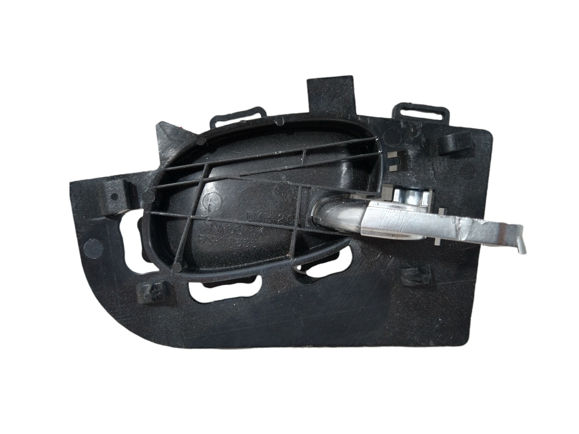 Maçaneta Interna Dianteira Esquerda Peugeot 207 2008/2010  Preto/prata Dianteira/traseira 3