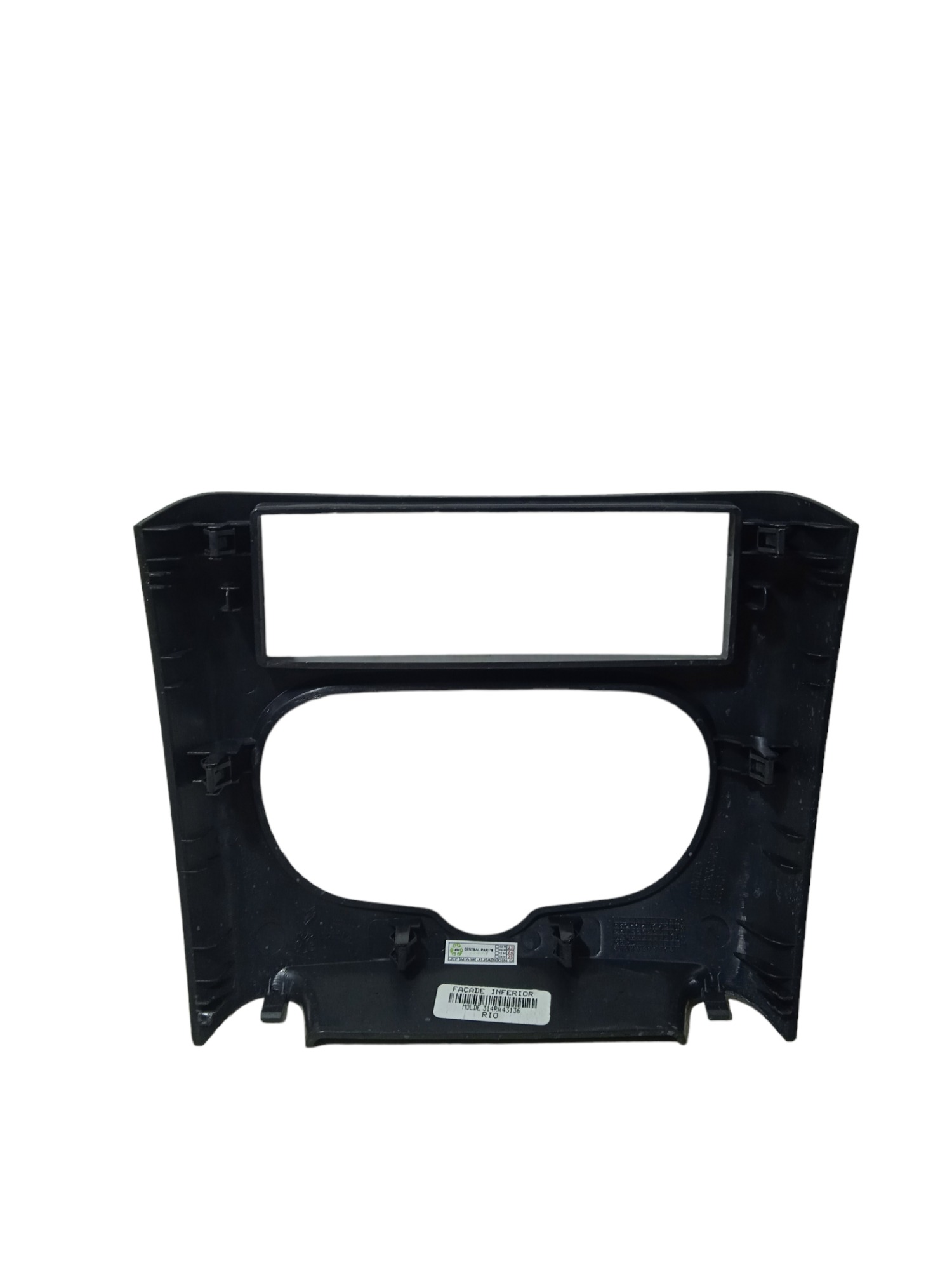 Moldura Comando De Ar Peugeot Hoggar 2013 Usado  Preto 4