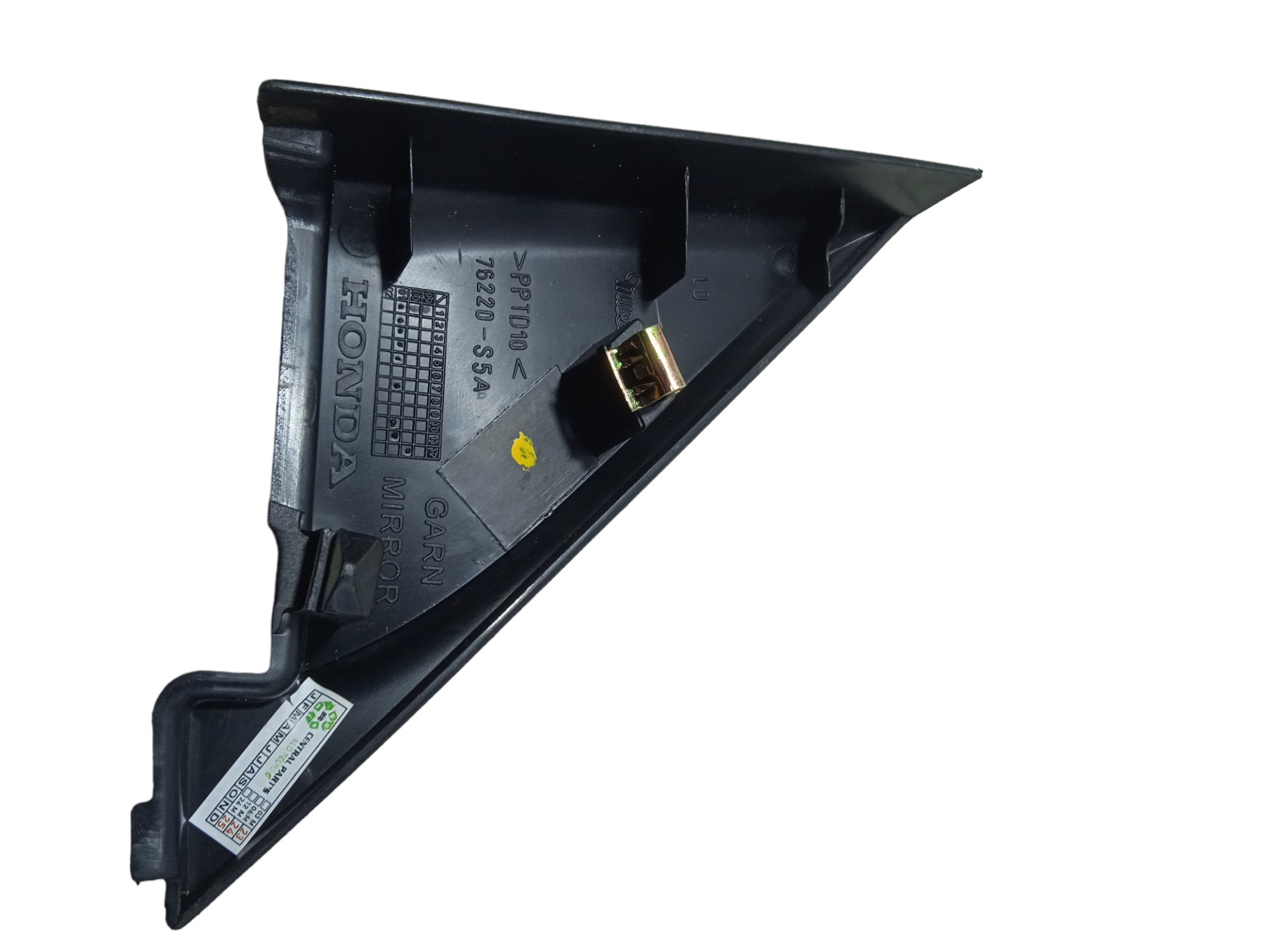 Moldura Retrovisor Direito Honda Civic 2002 Usado  Preto 8