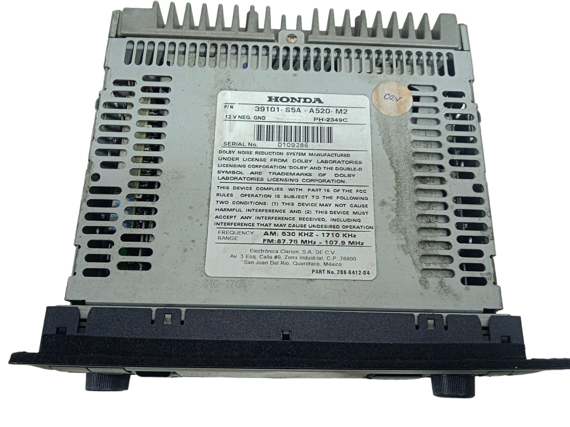 Rádio Original Honda Civic Lx 1.7 2002 6