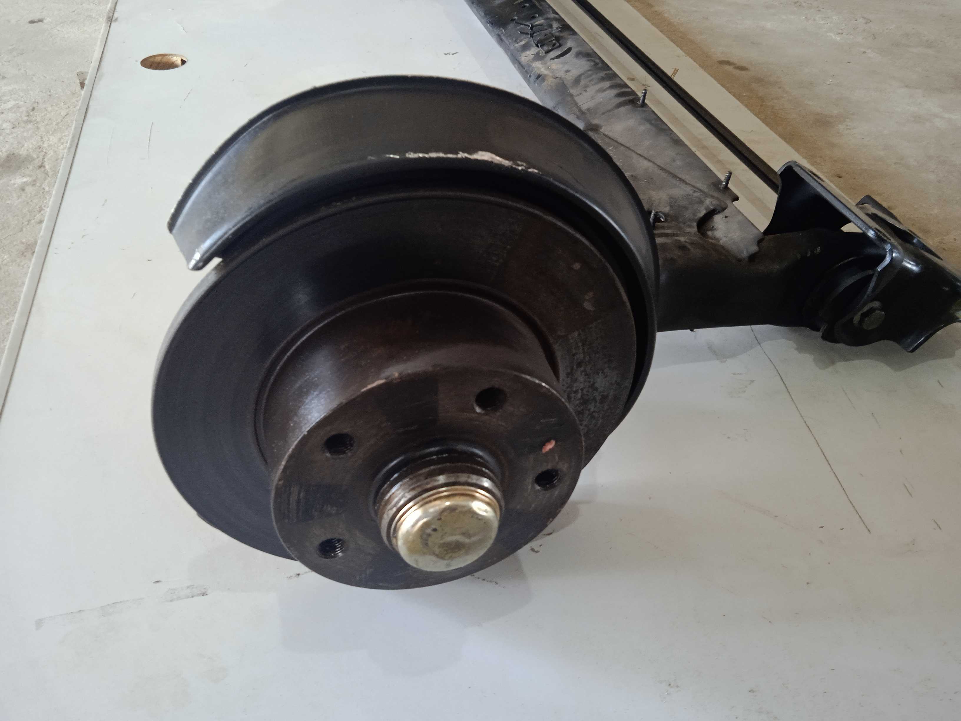 Eixo Suspensão Traseiro Audi A4 2.4 Ano 2001 Preto 5