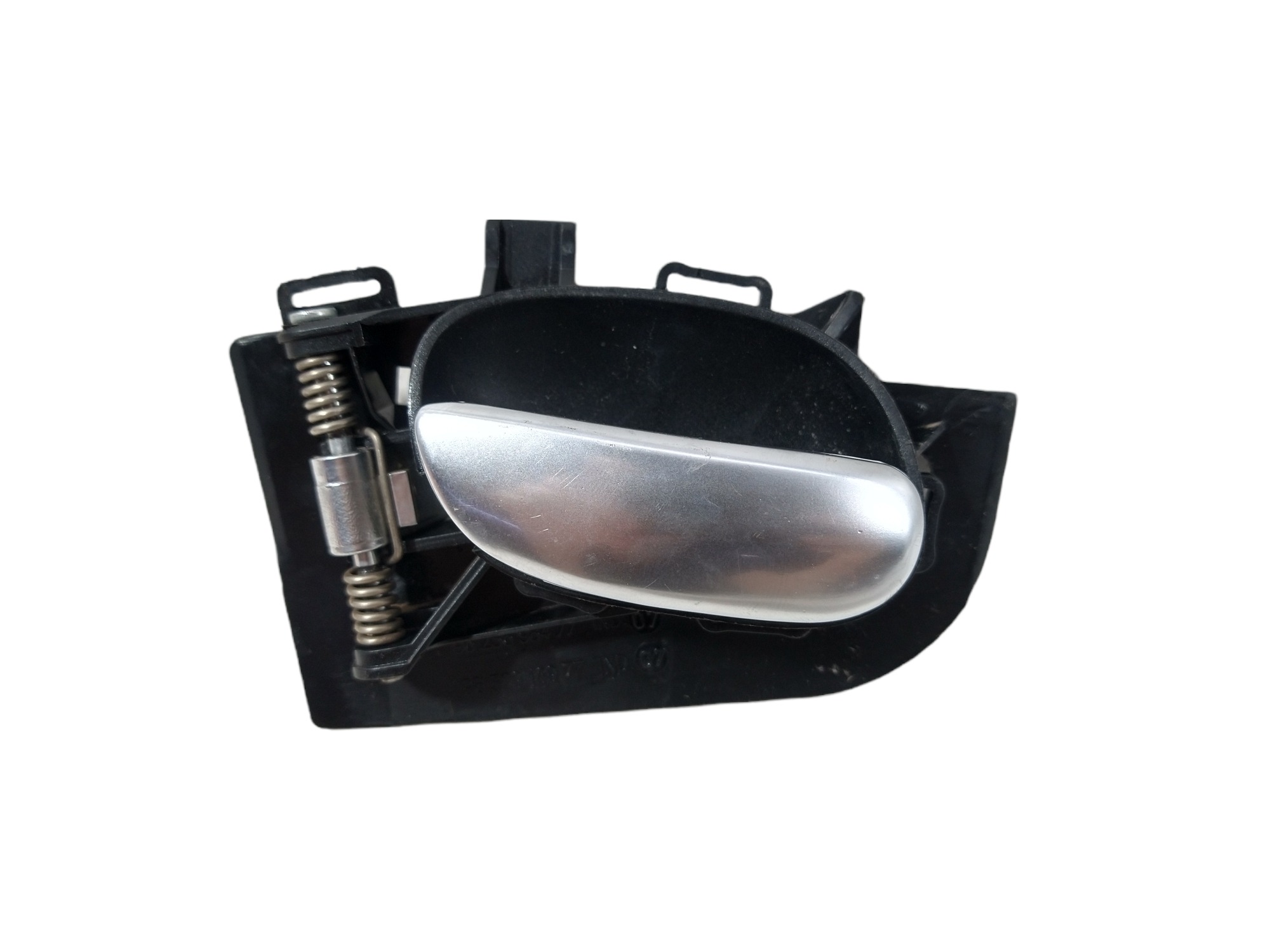 Maçaneta Interna Dianteira Esquerda Peugeot 207 2008/2010  Preto/prata Dianteira/traseira
