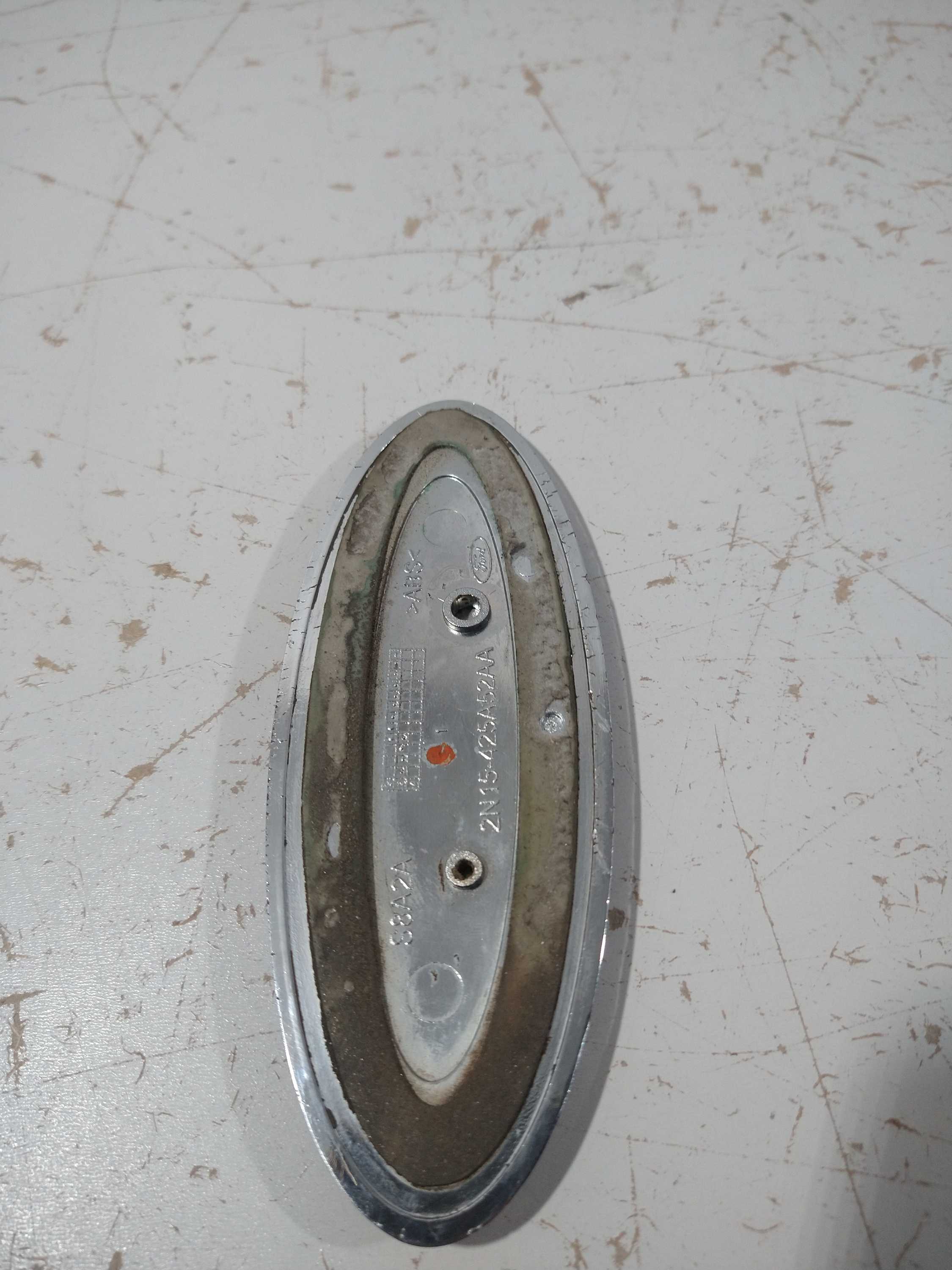 Emblema Ford Traseiro Ecosport 2004 Usado Original Azul 3