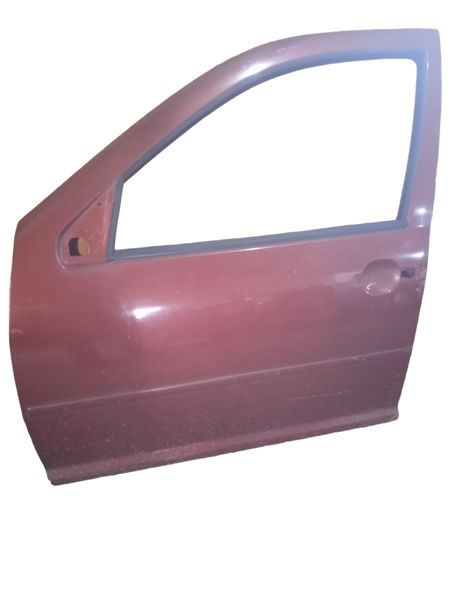 Porta Dianteira Esq Golf Sr 1999 Usado  Esquerda Vermelha Dianteira 3