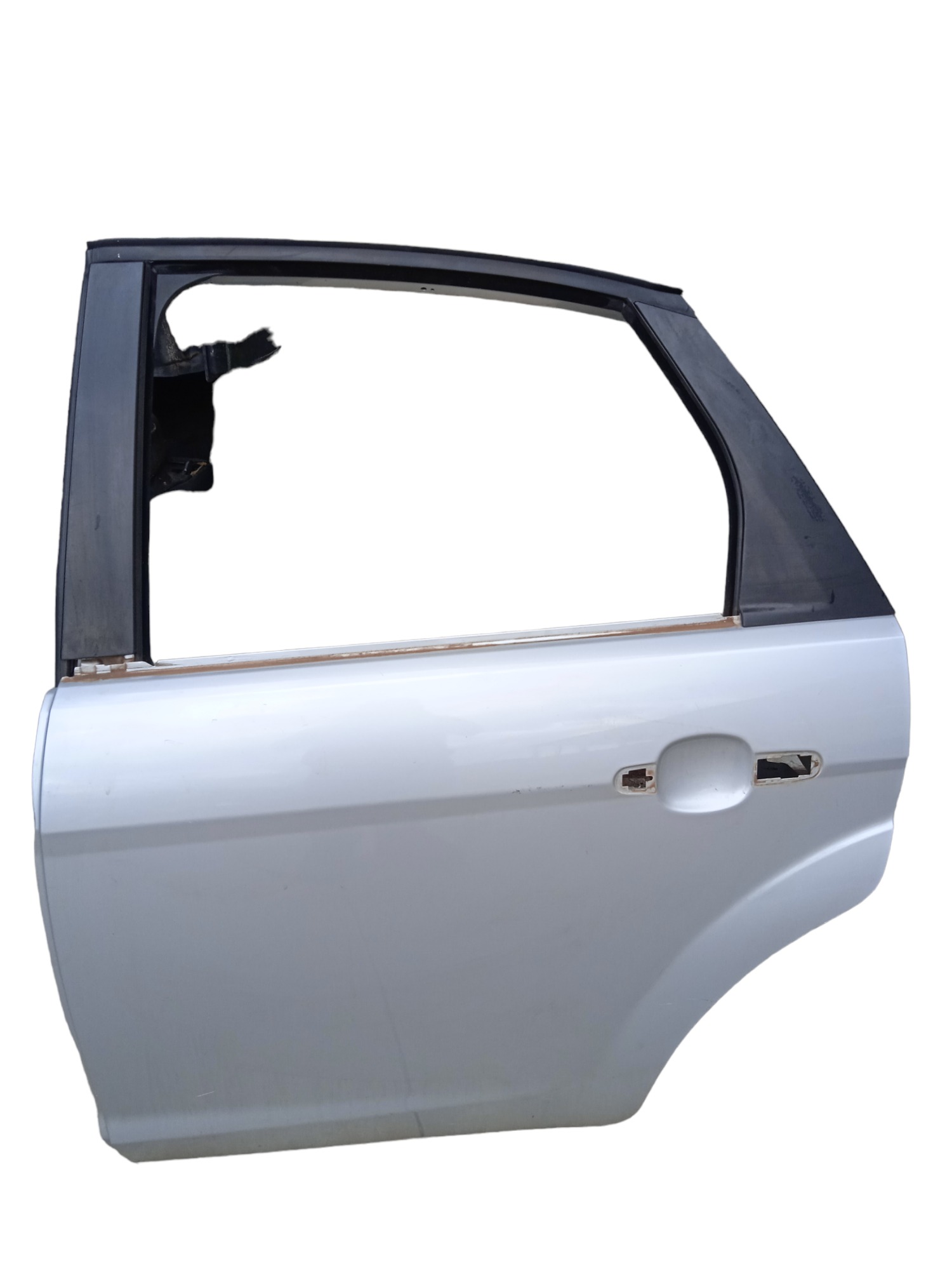 Porta Traseira Esq Ford Focus 2013 Usado  – Traseira – Esquerda – Prata 2