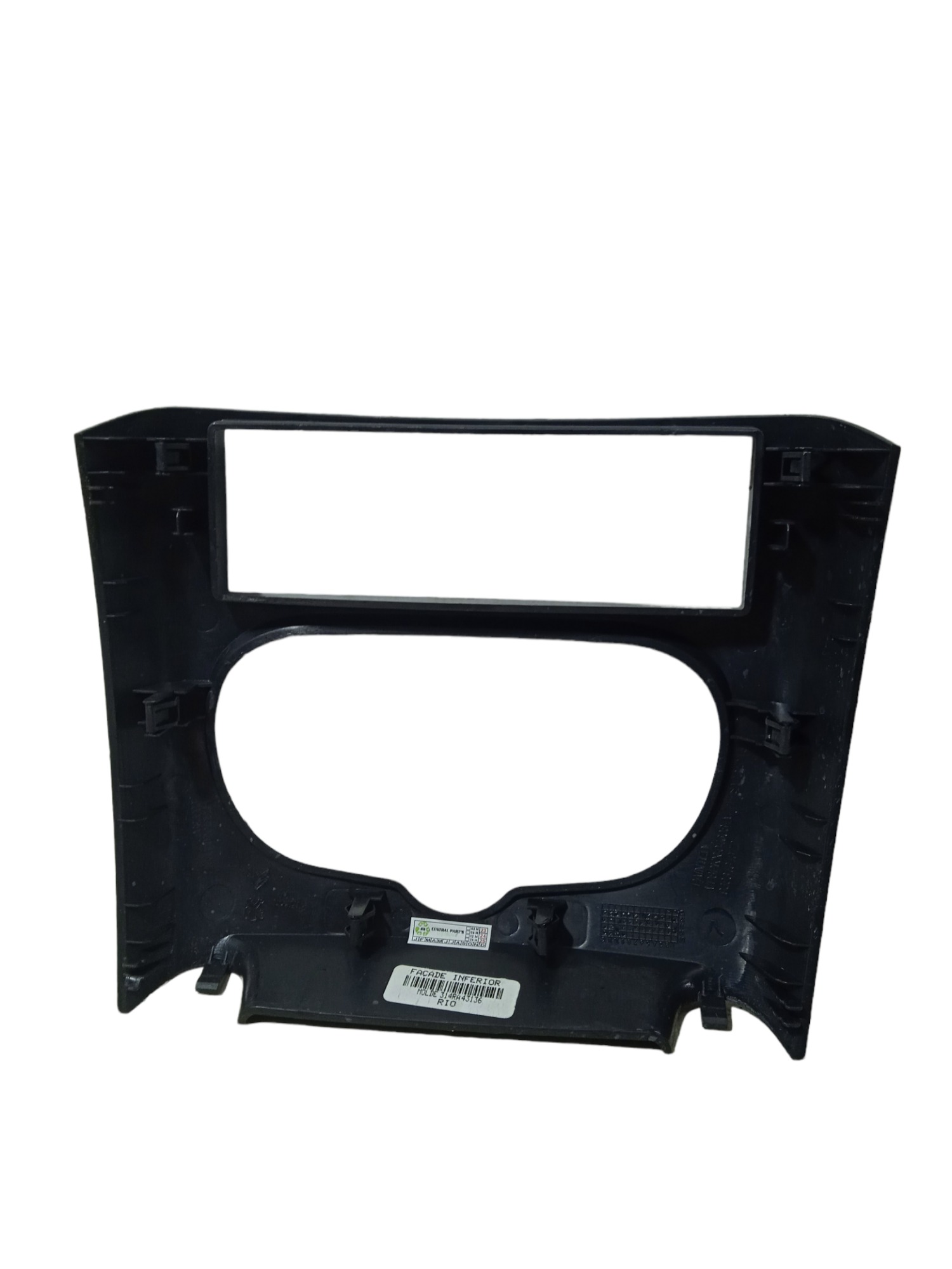 Moldura Comando De Ar Peugeot Hoggar 2013 Usado  Preto 2