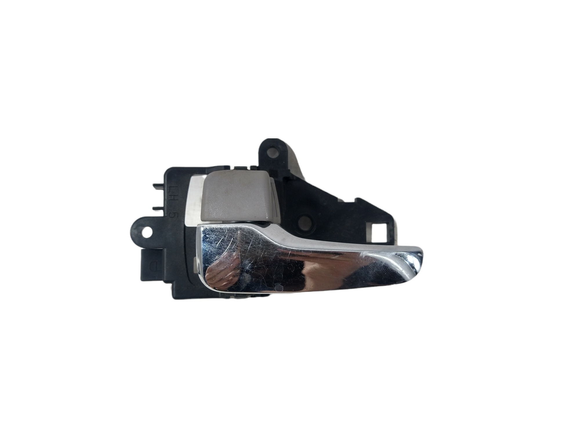 Maçaneta Interna D/esquerdo Mitsubishi L200 Triton 2012  Prata Dianteira