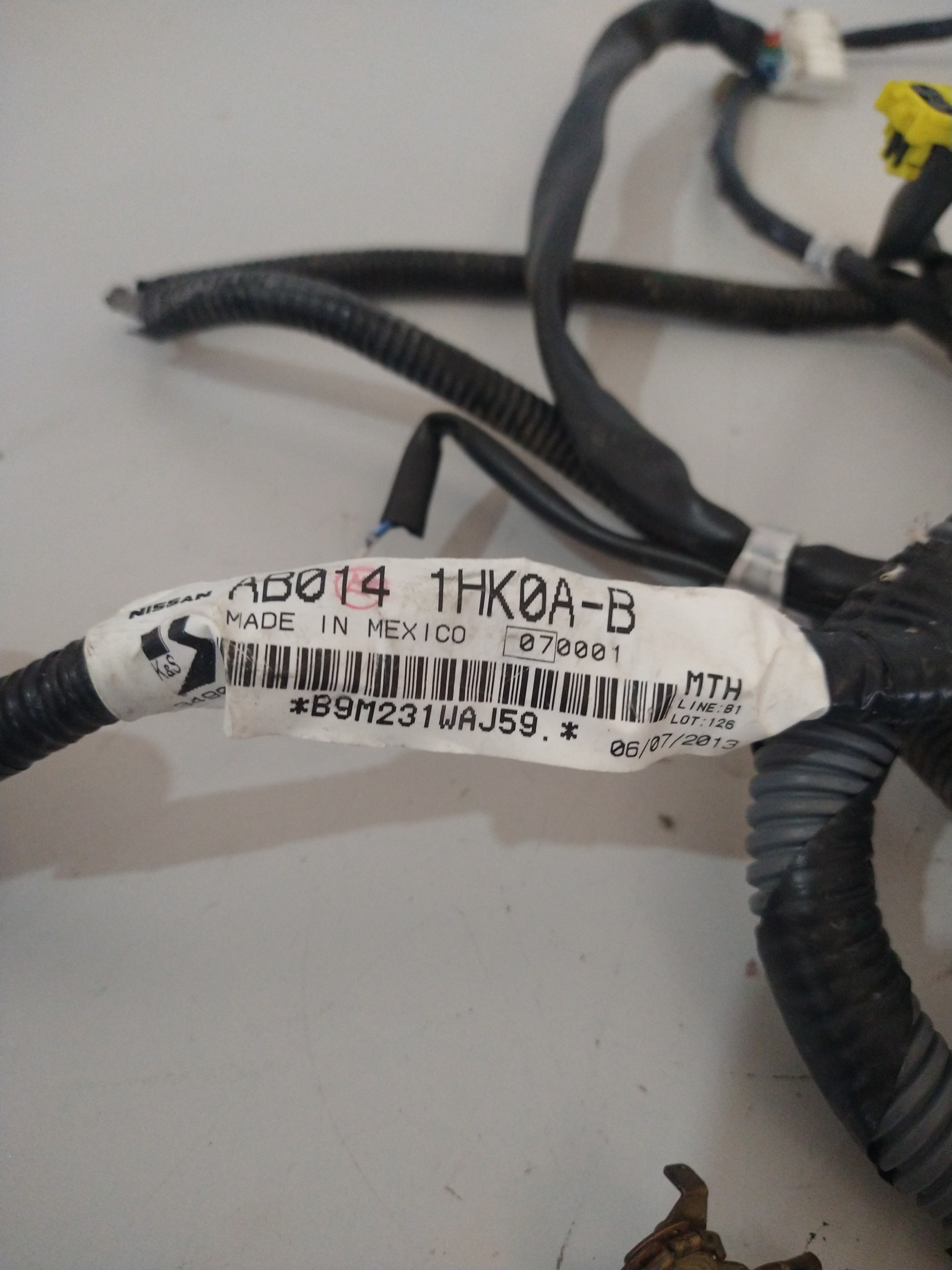 Chicote Da Bomba De Combustível Nissan March 2014 Usado Ori 9